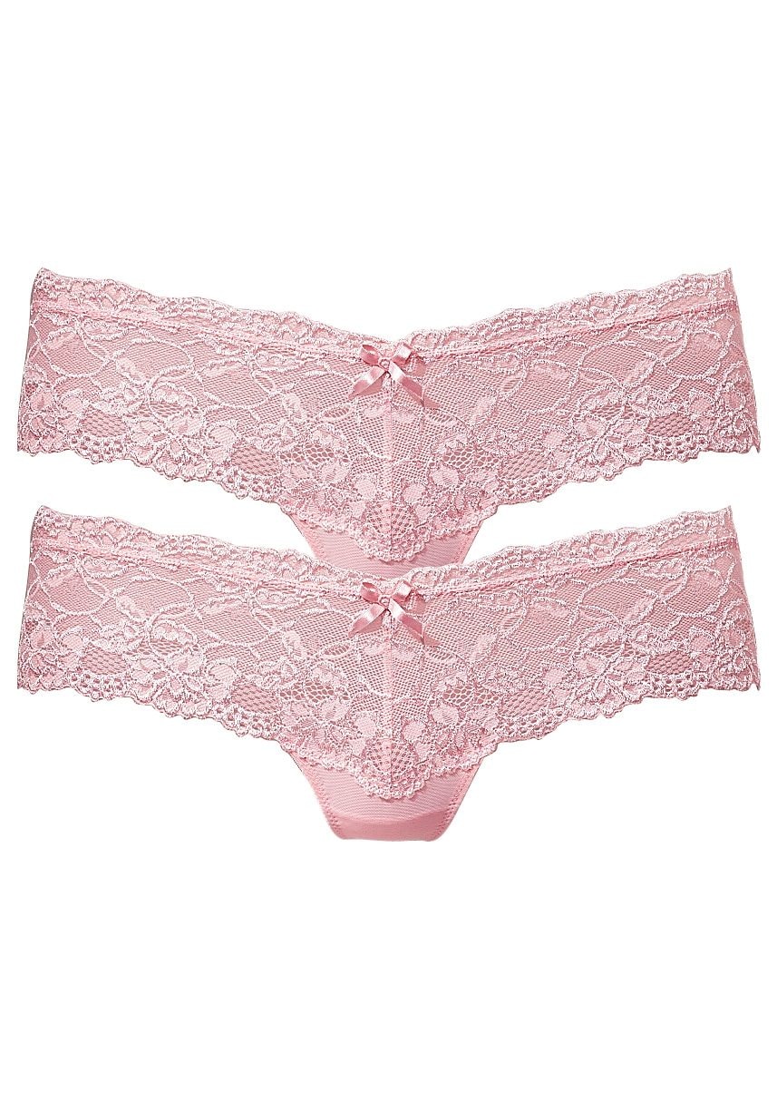 kaufen | Lingerie Panty, 2 (Packung, Bademode, elastischer Spitze, & Vivance sexy Stück), aus Unterwäsche online LASCANA Dessous »
