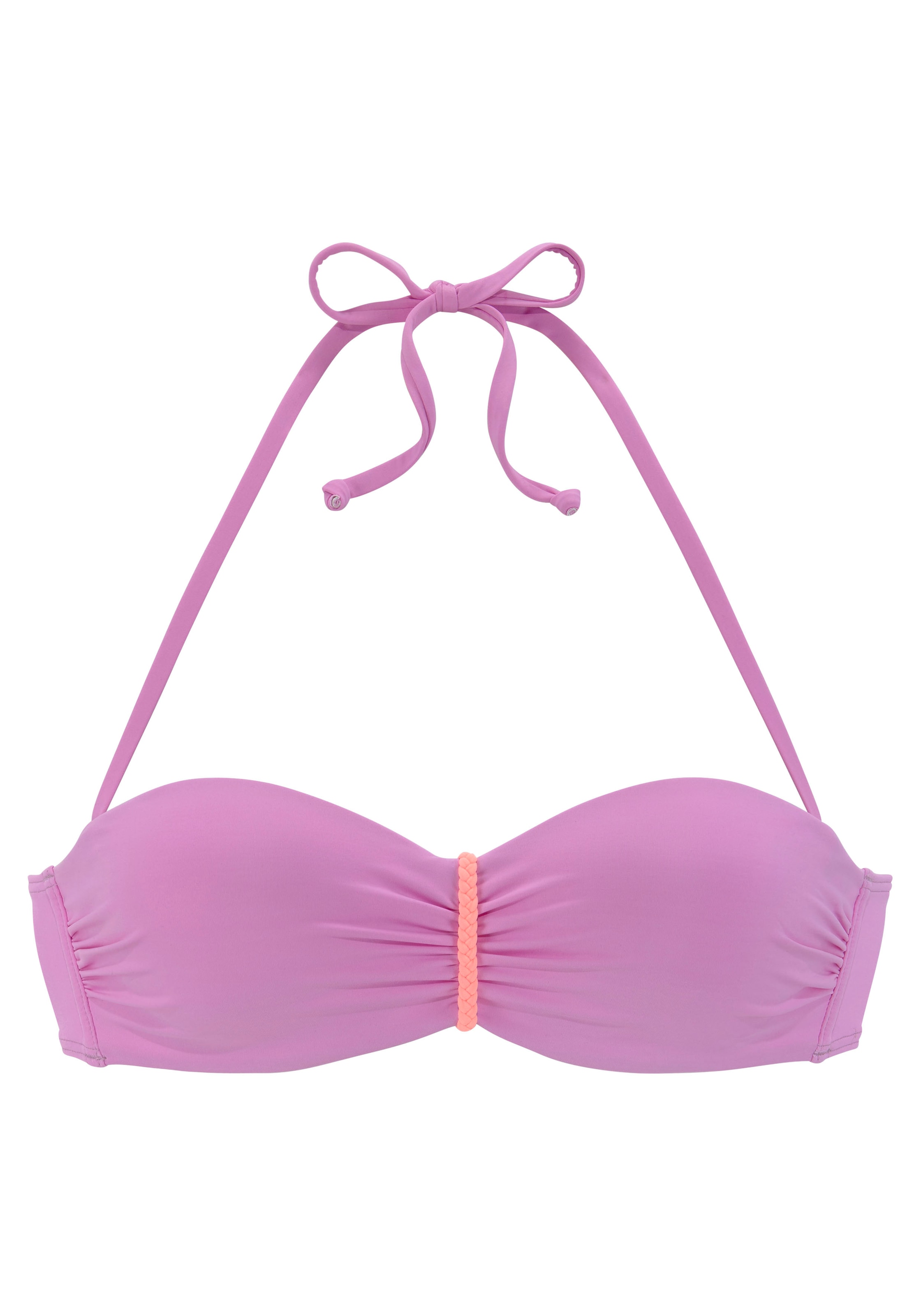 Venice Beach Bügel-Bandeau-Bikini-Top »Anna«, mit geflochtenen Details