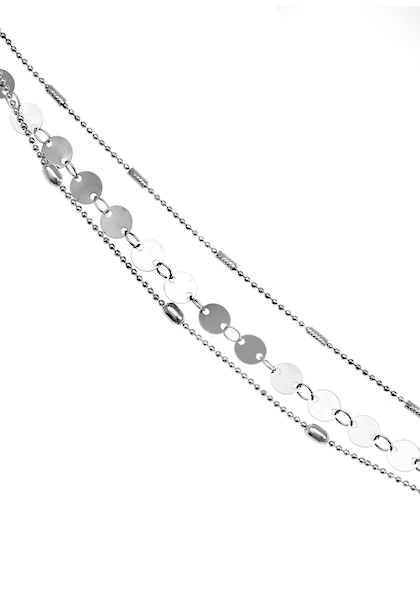 LASCANA Fusskette, mit kleinen Plättchen, Fusskettchen-Armband, Fussketten Set