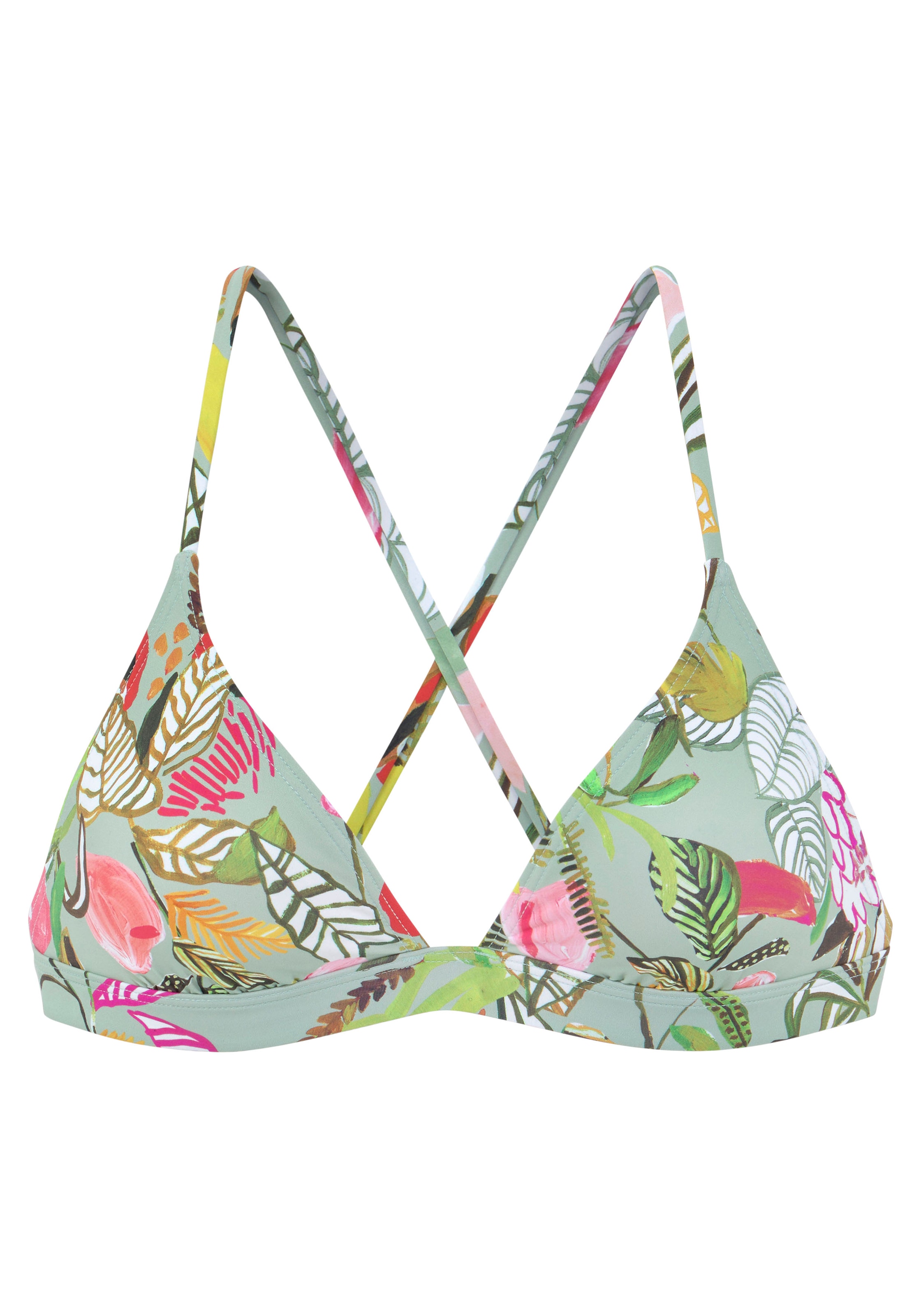 s.Oliver Triangel-Bikini-Top »Herbst«, mit modischem Muster