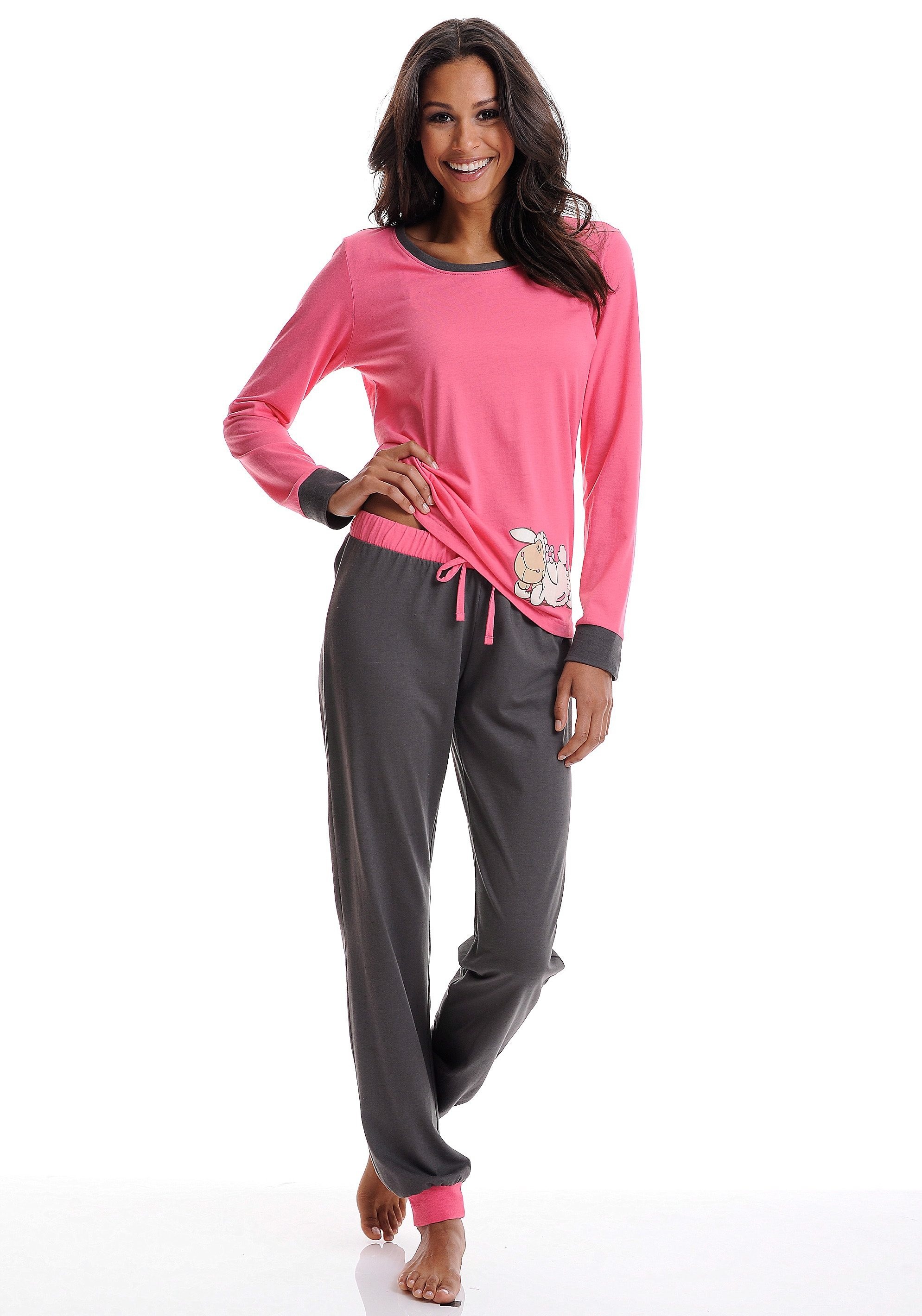 Image of NICI Pyjama, (2 tlg., 1 Stück), mit Schäfchenprint