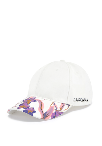 LASCANA Outdoorhut, Cap mit elastischen Bändern und floralem Print