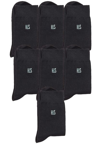 Chaussettes basiques H.I.S (7 paires) avec bord confort
