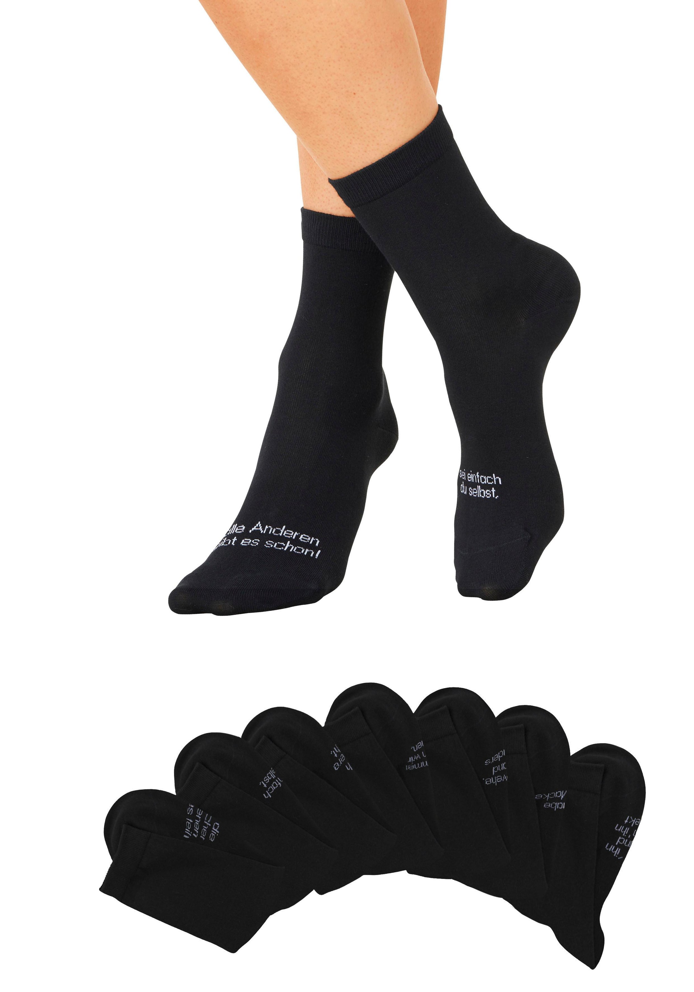 Bench. Socken, (Packung, 7 Paar), mit Turnbeutel