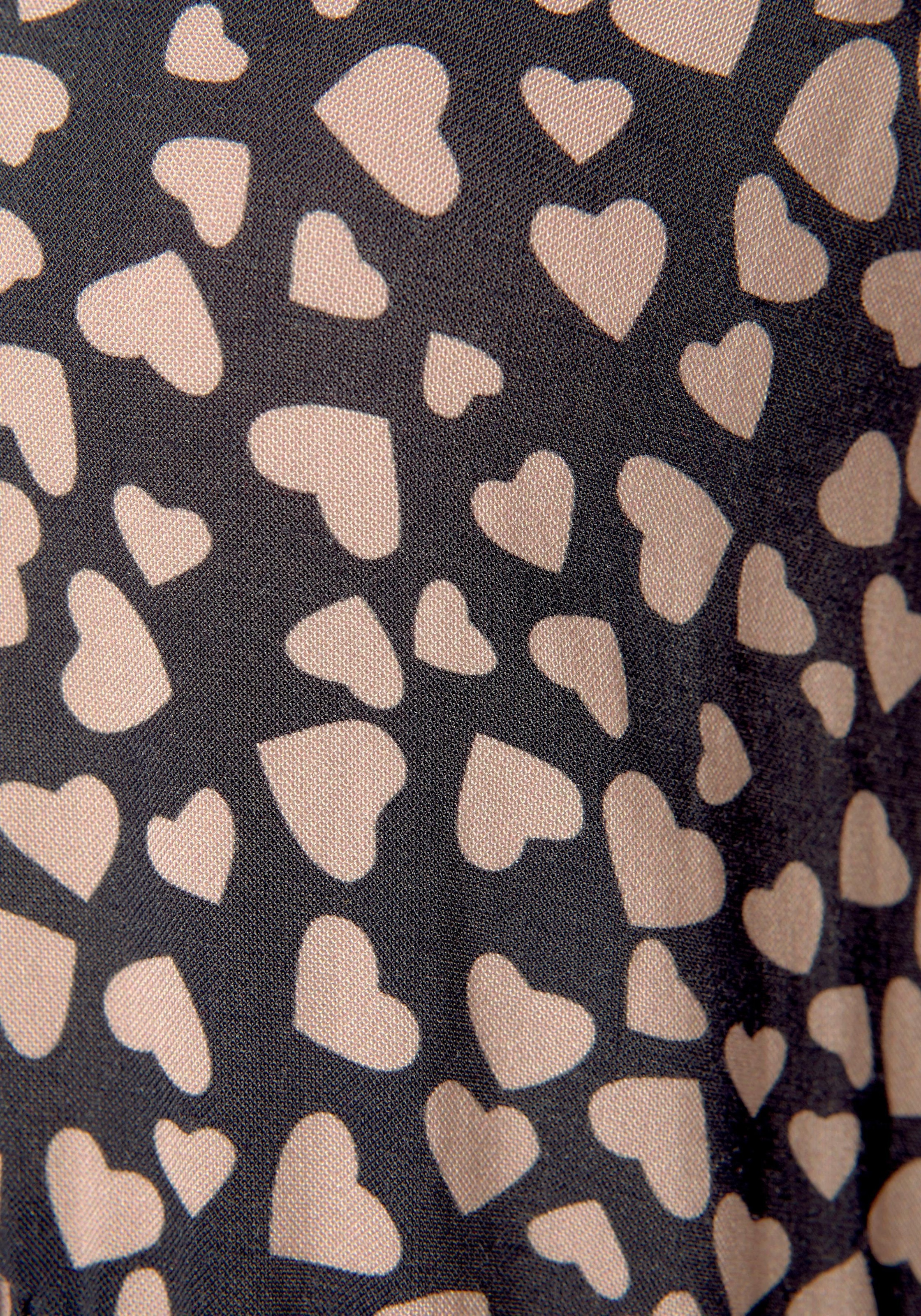 LASCANA Blusenkleid, mit Herzchenprint » LASCANA | Bademode, Unterwäsche &  Lingerie online kaufen