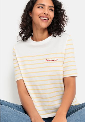 LASCANA T-Shirt, mit Streifen