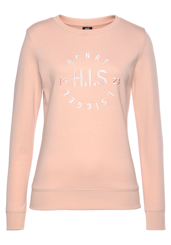 H.I.S Sweatshirt, mit grosser Logo Stickerei