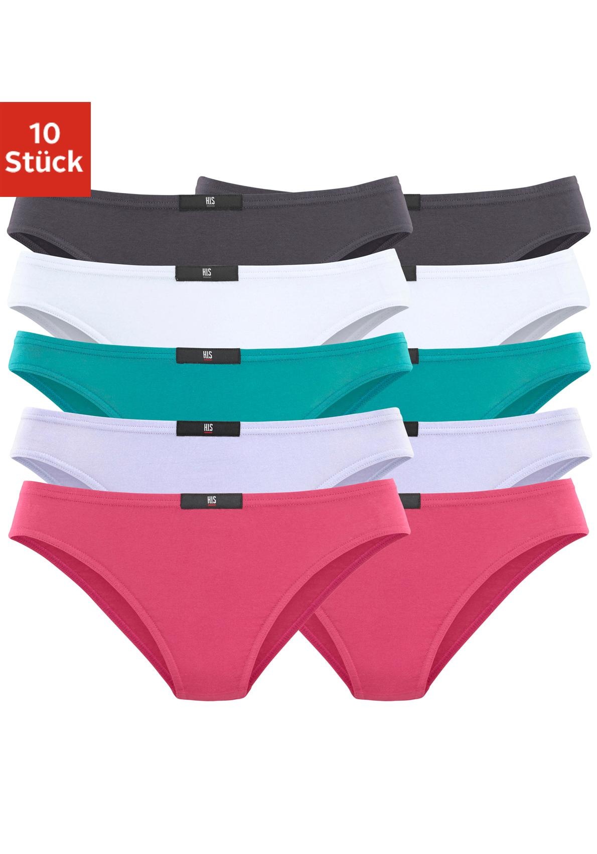 Image of H.I.S Slip, (Packung, 10 St.), mit H.I.S Label vorn