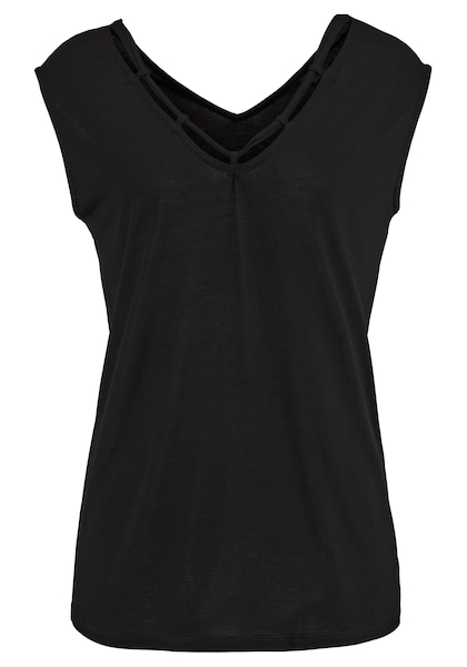 s.Oliver T-Shirt, mit Zierbändern am Ausschnitt, Kurzarmshirt, sommerlich »  LASCANA | Bademode, Unterwäsche & Lingerie online kaufen