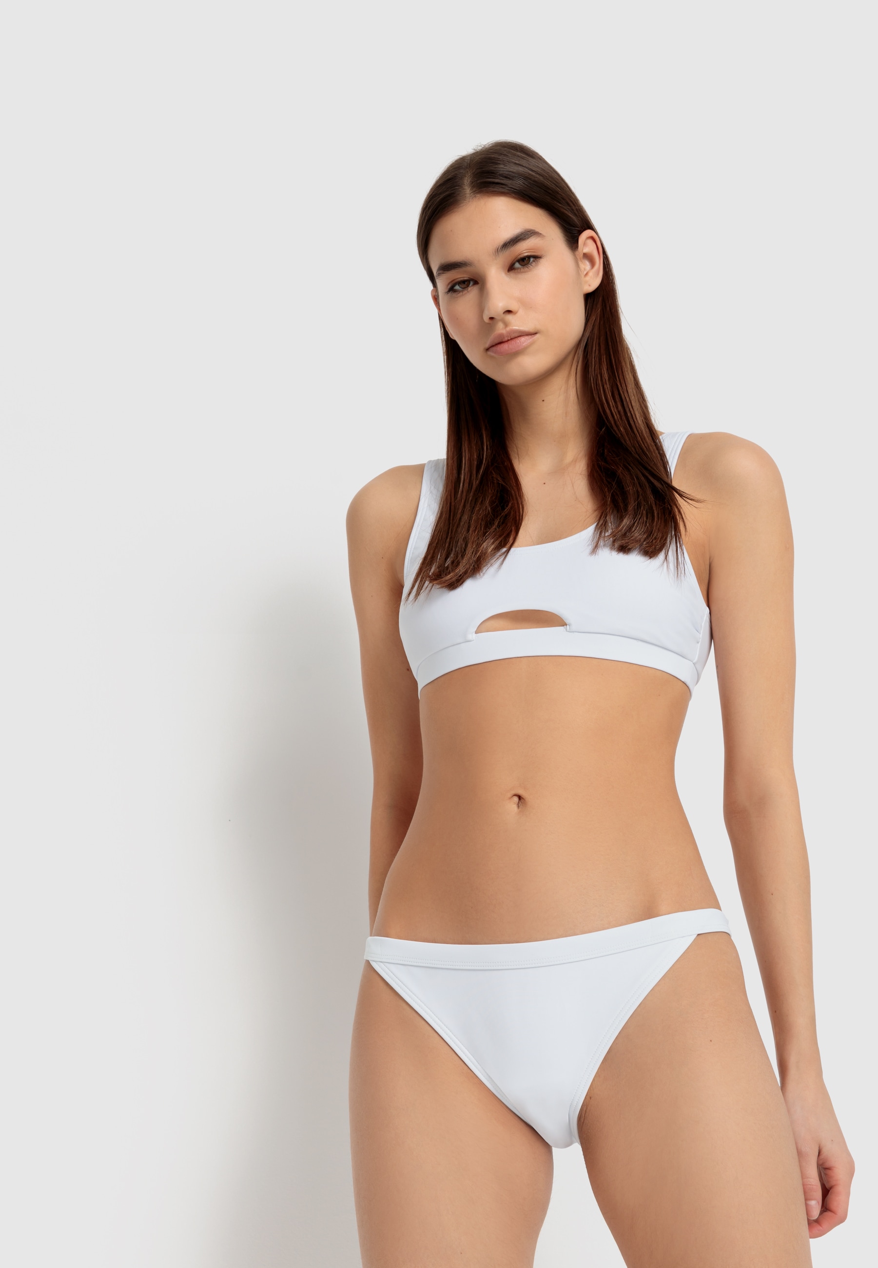 Bademode, LASCANA by LSCN LASCANA | online Bustier-Bikini-Top »Gina«, kaufen vorne » Cut-Out Unterwäsche Lingerie & mit