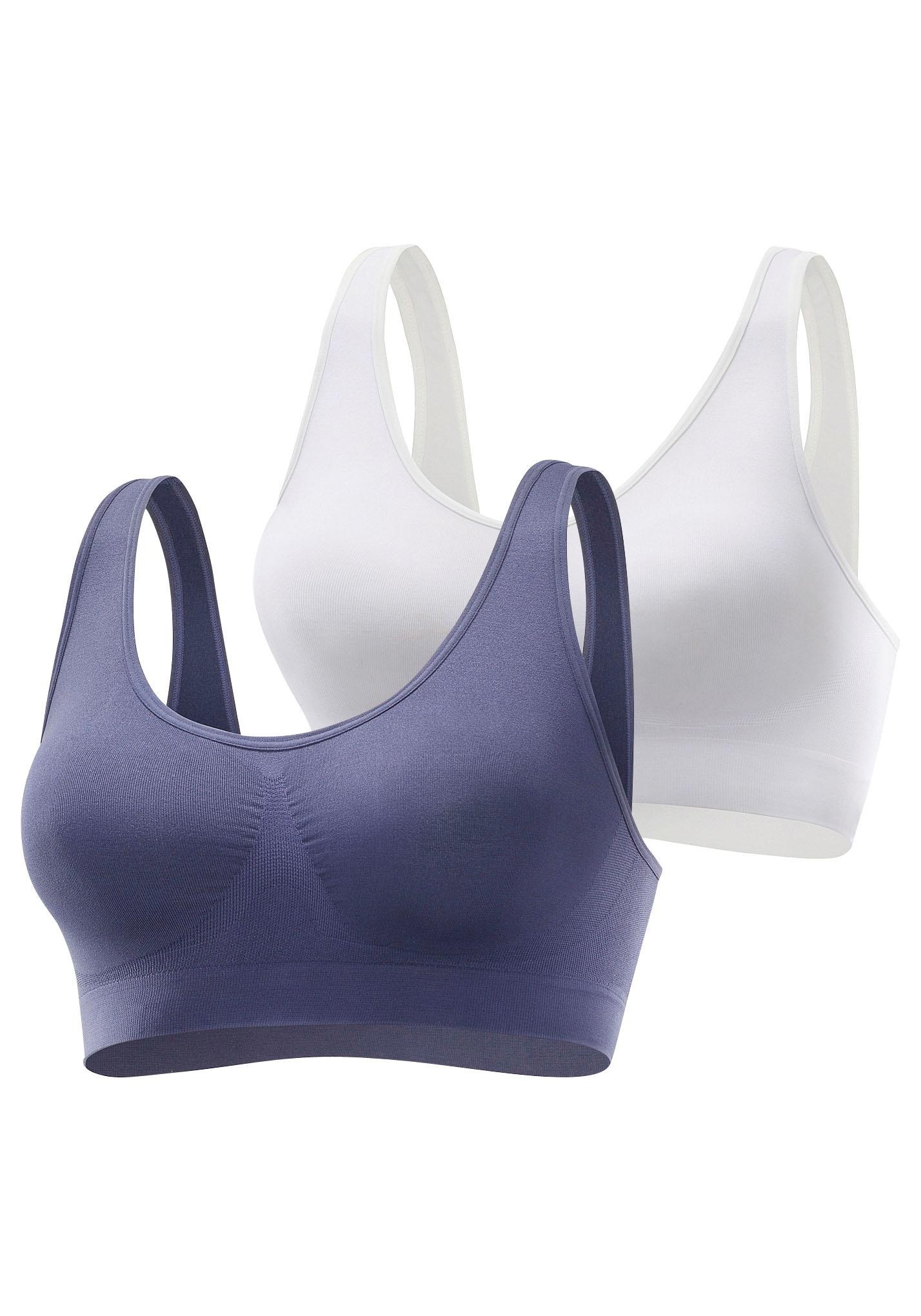 petite fleur Bralette-BH, SEAMLESS ohne Bügel aus weichem Microtouchmaterial