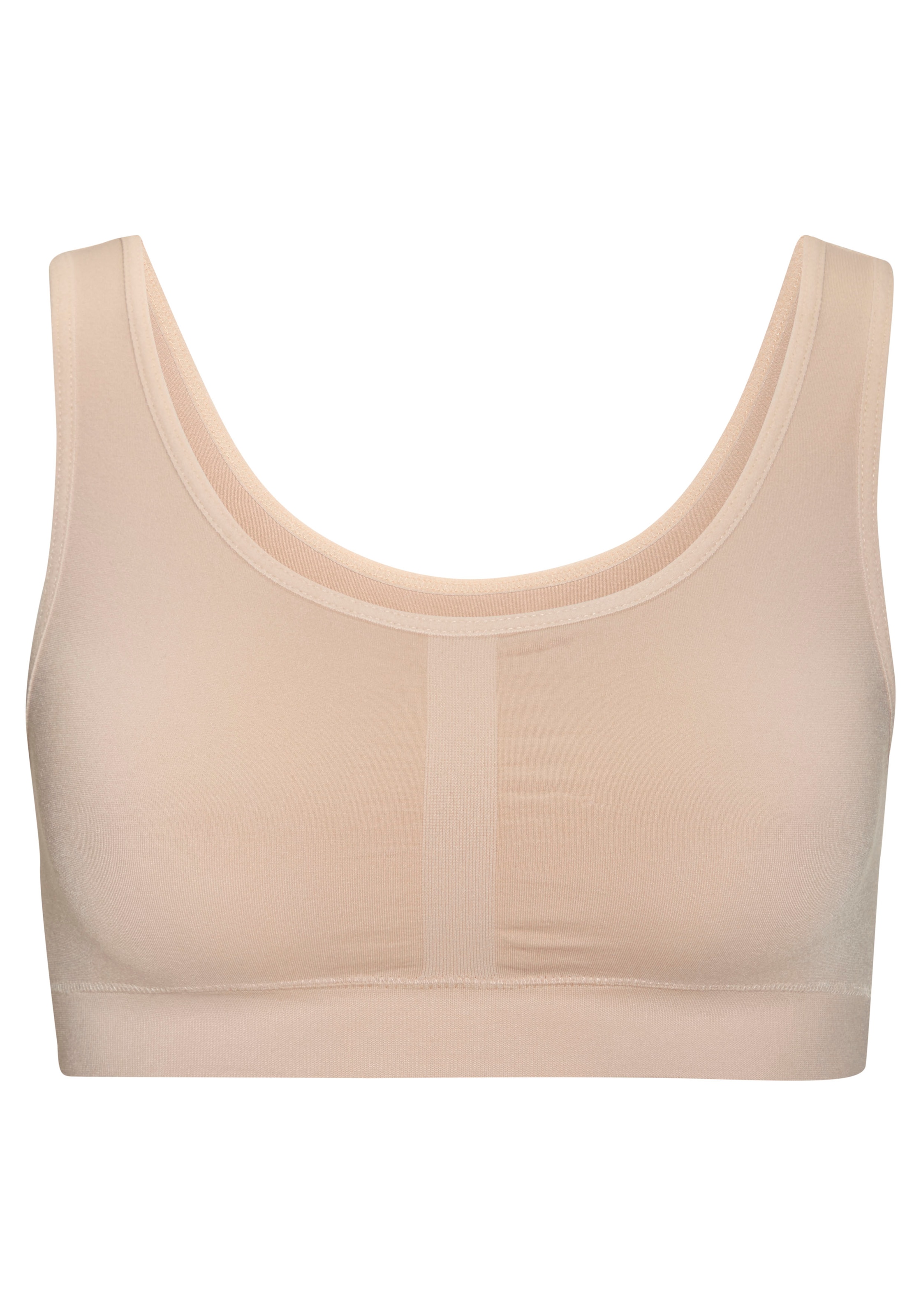 LASCANA Bustier, aus weicher Microfaser, mit integrierten Pads