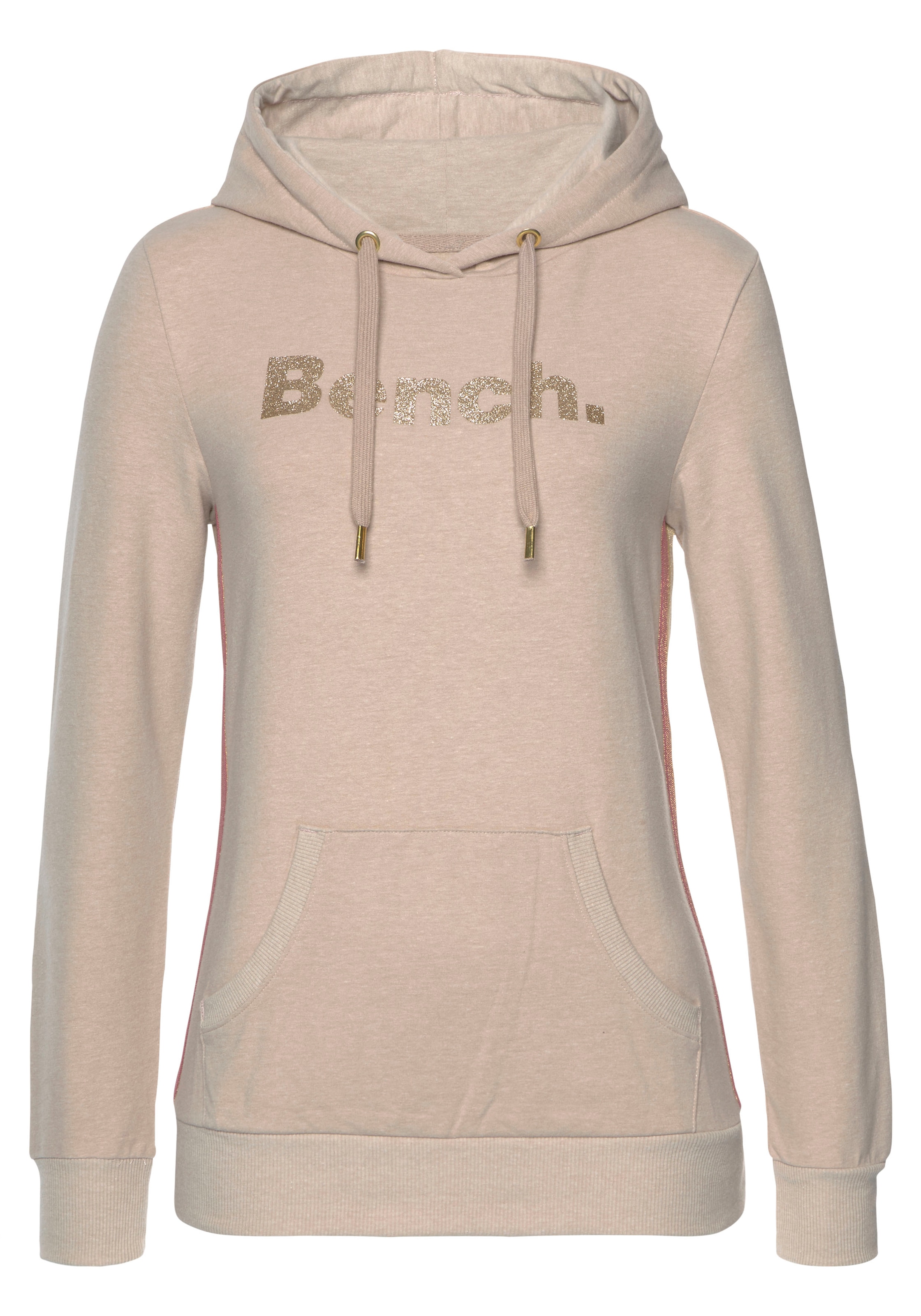 Bench. Loungewear Hoodie, mit » Loungeanzug Glitzer Logodruck, | LASCANA Bademode, und kaufen online Unterwäsche Streifen & Glitzer Lingerie