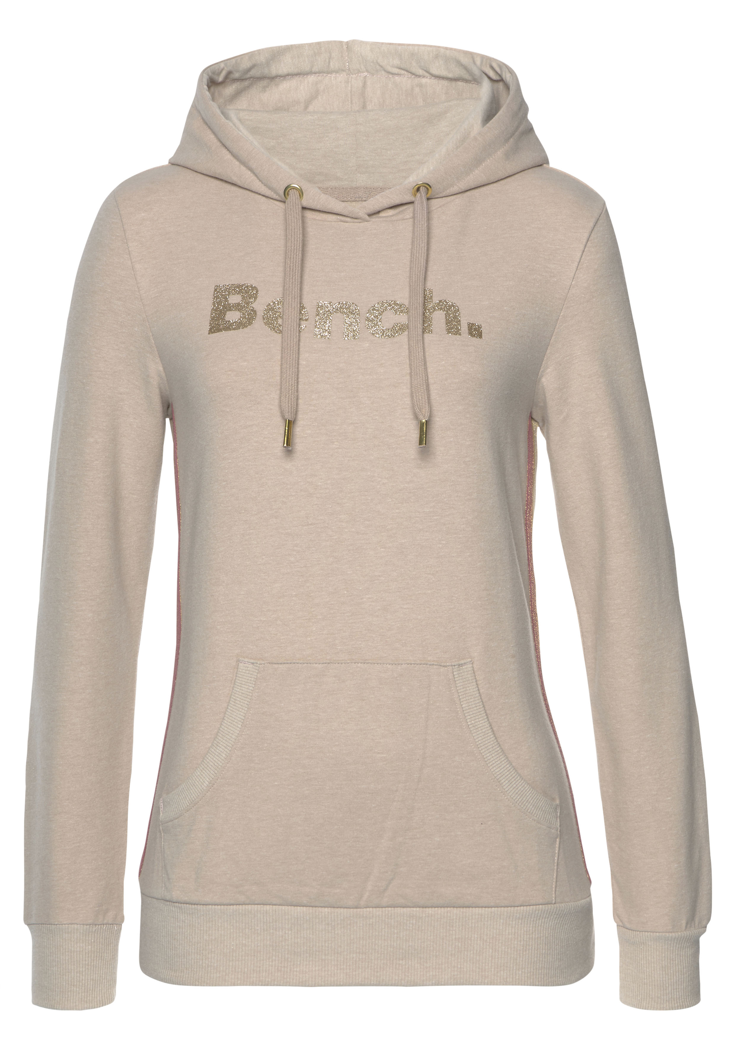 Bench. Loungewear Hoodie, mit Glitzer Streifen und Glitzer Logodruck,  Loungeanzug » LASCANA | Bademode, Unterwäsche & Lingerie online kaufen