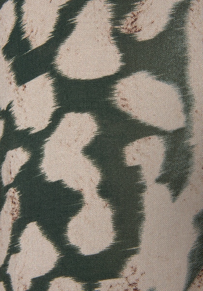 LASCANA Maxikleid, mit Animalprint und Knopfleiste, Sommerkleid, Strandkleid