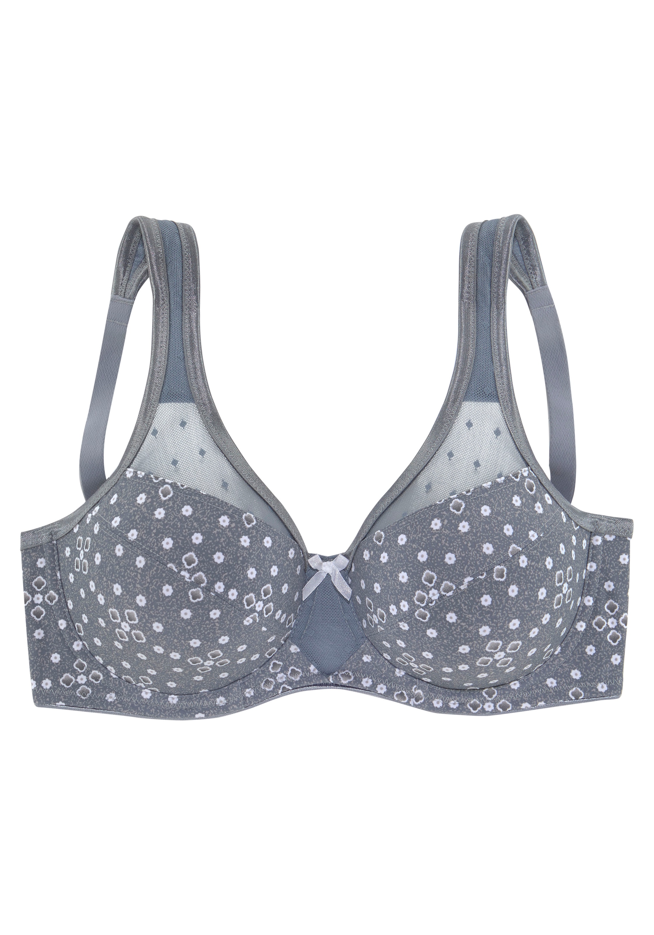 Soutien-gorge minimiseur à armatures Nuance doublé de dentelle jacquard