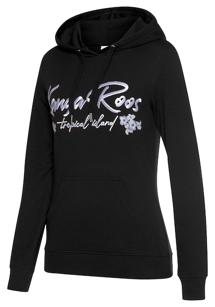 KangaROOS Kapuzensweatshirt, Mit Stickerei und Blumendruck, Loungeanzug,  Hoodie » LASCANA | Bademode, Unterwäsche & Lingerie online kaufen