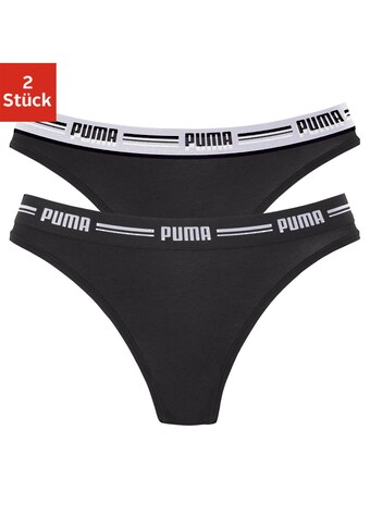 PUMA String »Iconic«, (2 St.), mit weichem Logobündchen