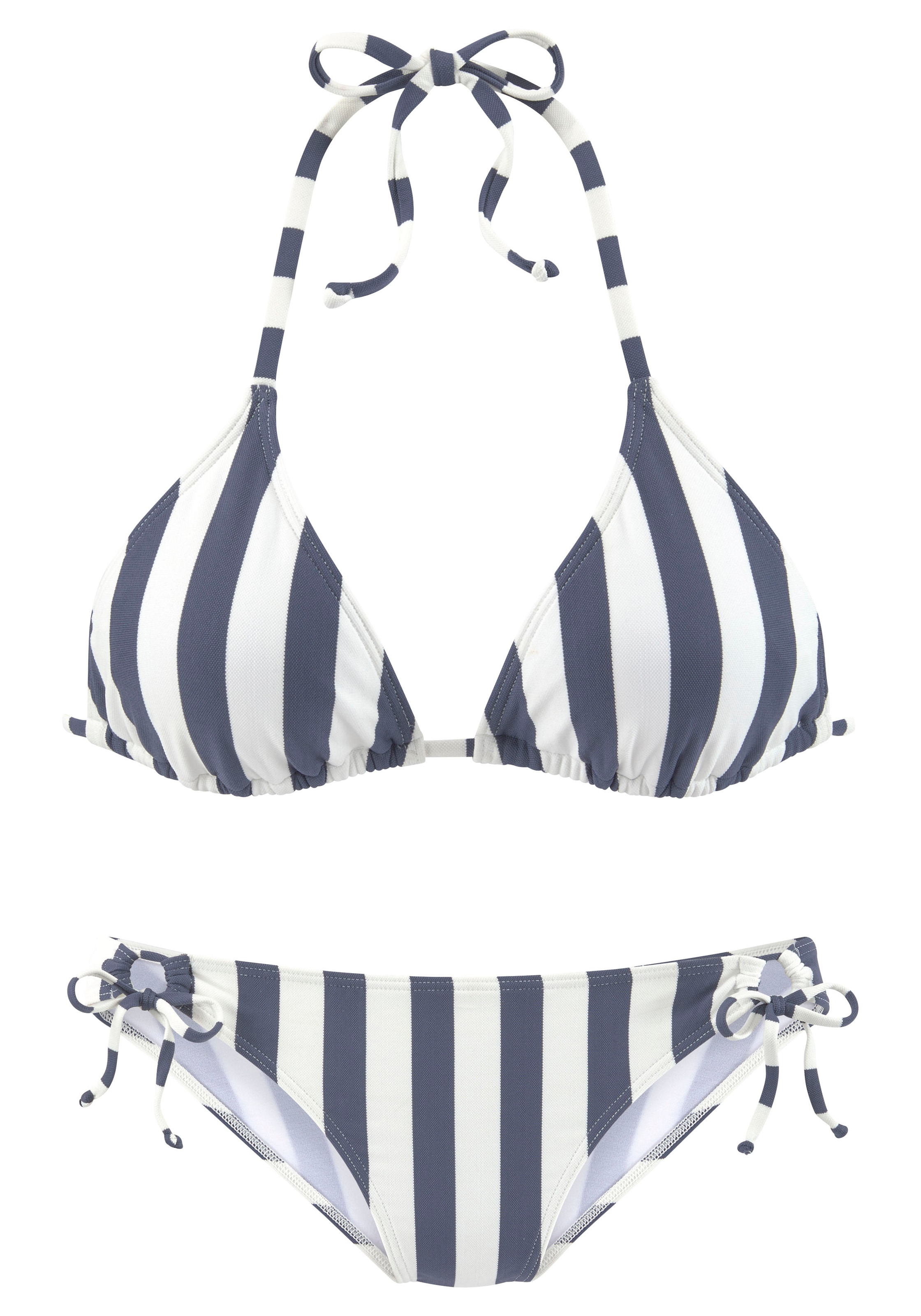 Venice Beach Triangel-Bikini, mit gewebten | Bademode, kaufen » & Unterwäsche Lingerie online LASCANA Streifen