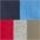 rot + blau + marine + khaki + grau-meliert