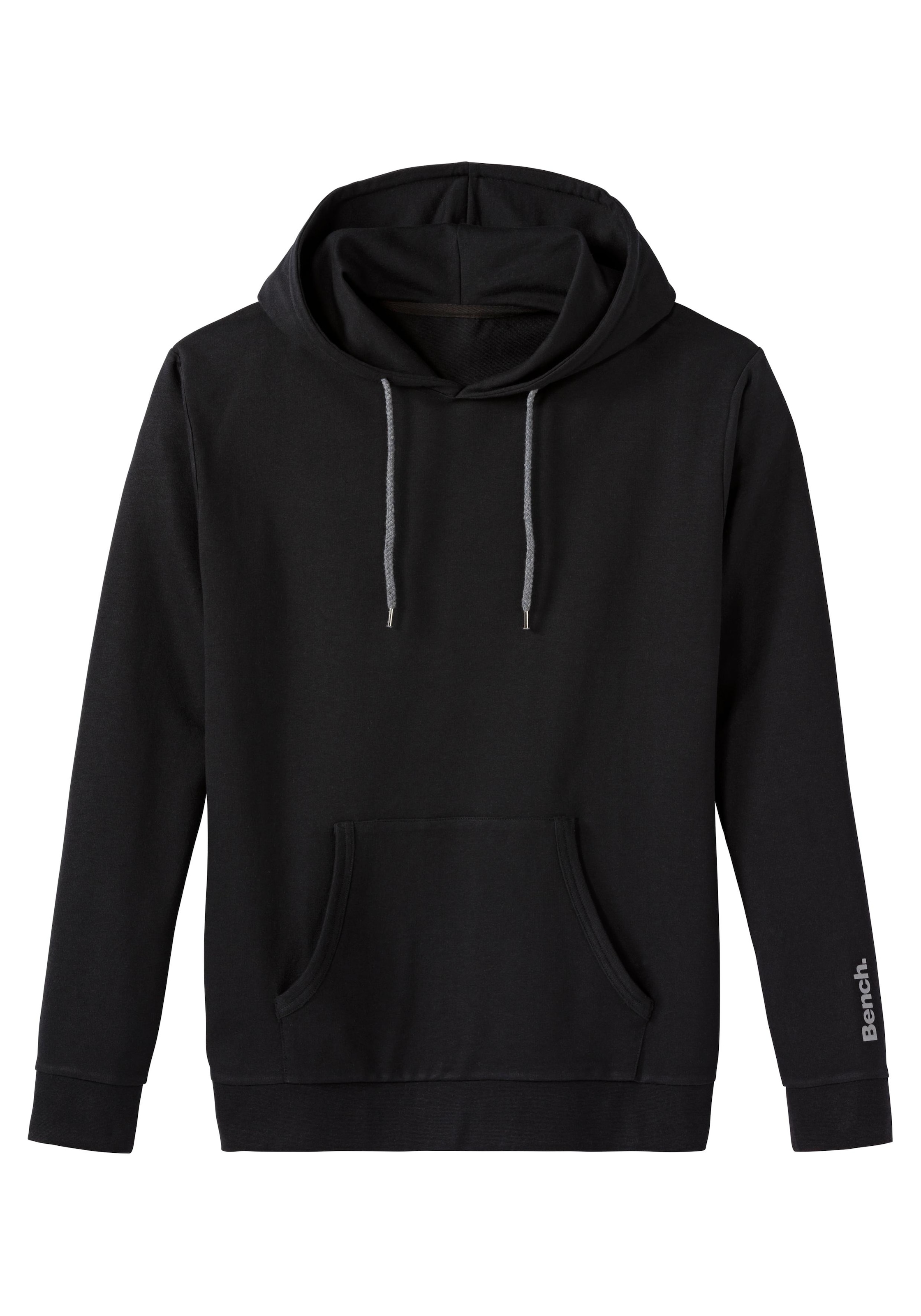 Bench. Loungewear Hoodie, Langarm, Sweatshirt mit Rundhals und Kapuze, Baumwollmischung