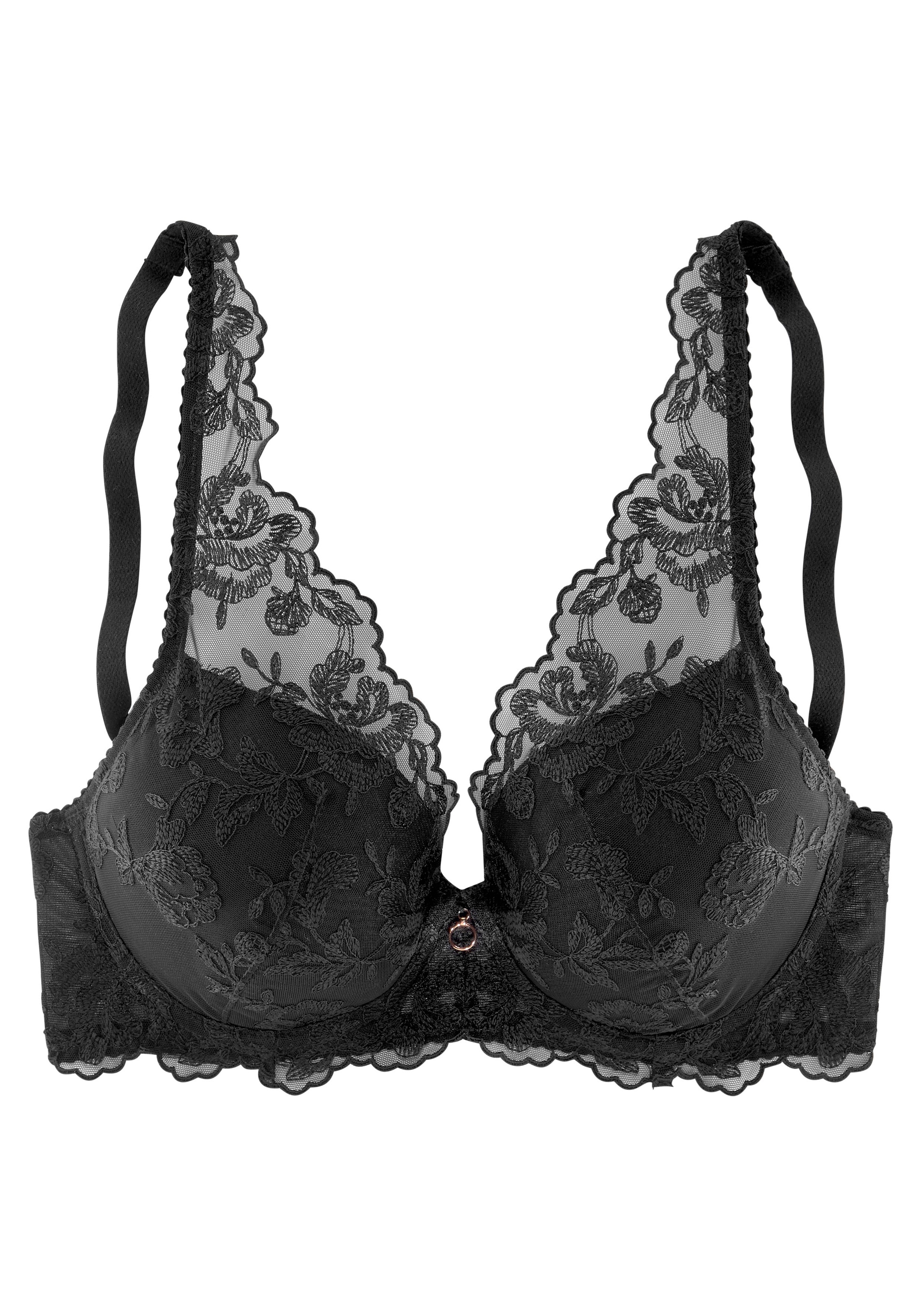 Unterwäsche & kaufen online Bügel-BH, LASCANA Bademode, mit | » Lingerie transparentem LASCANA Look dezent