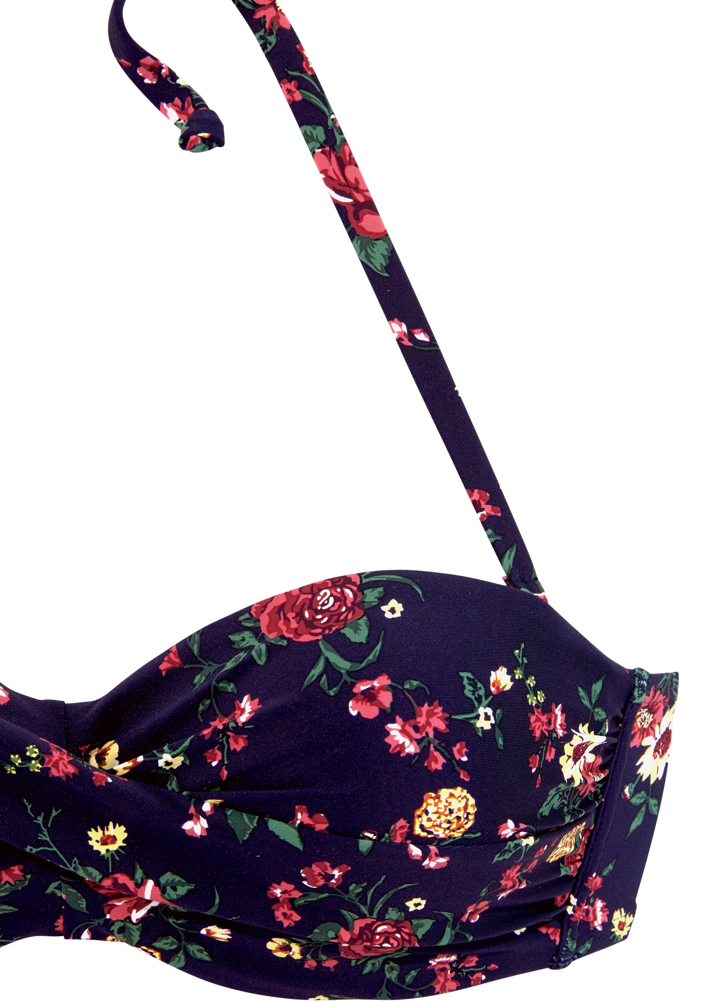 romantischem online Bademode, Unterwäsche Lingerie | & Bügel-Bandeau-Bikini, kaufen LASCANA mit LASCANA Blumendesign »
