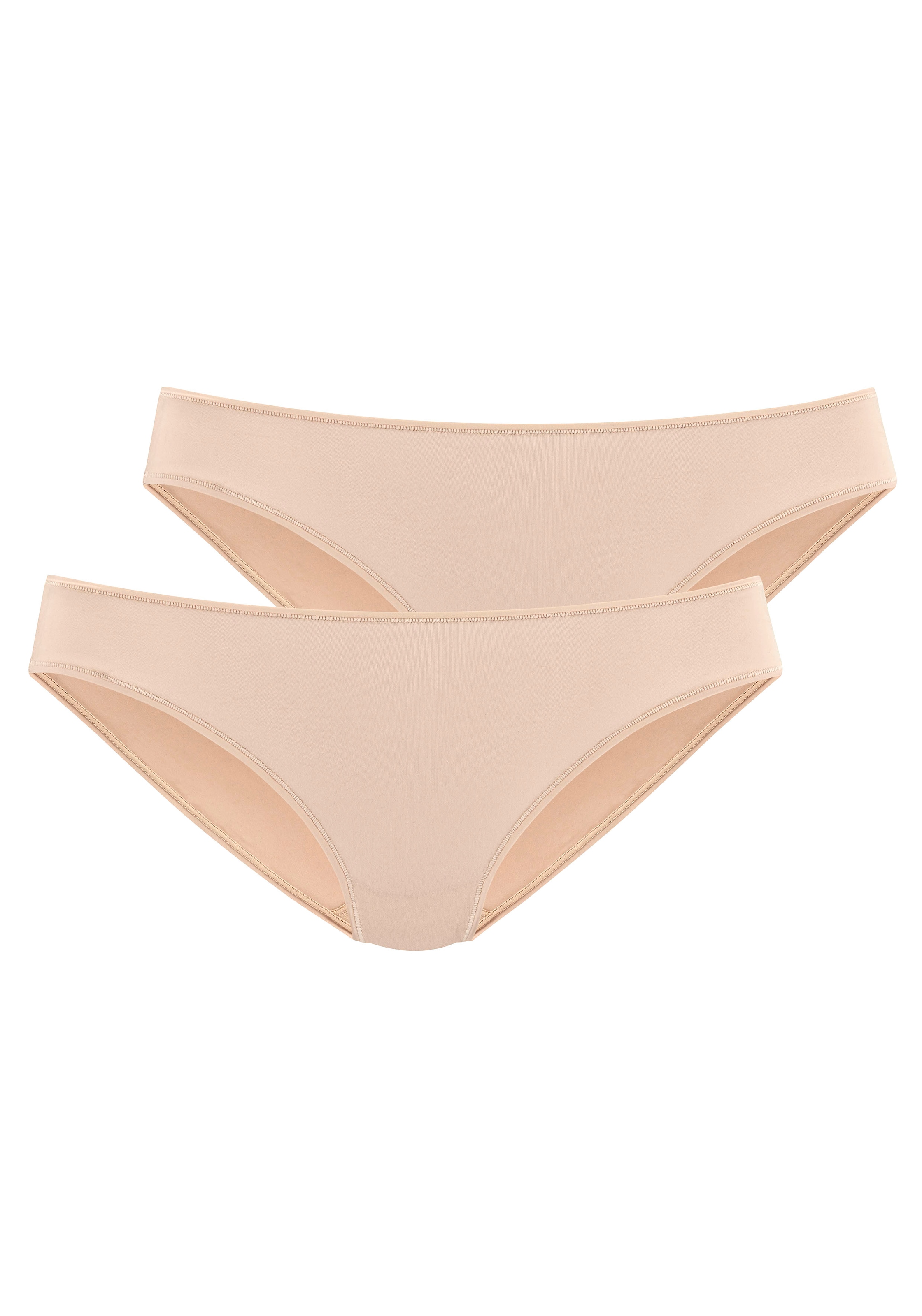 LASCANA Jazz-Pants Slips, (2er-Pack), aus weicher Microfaser