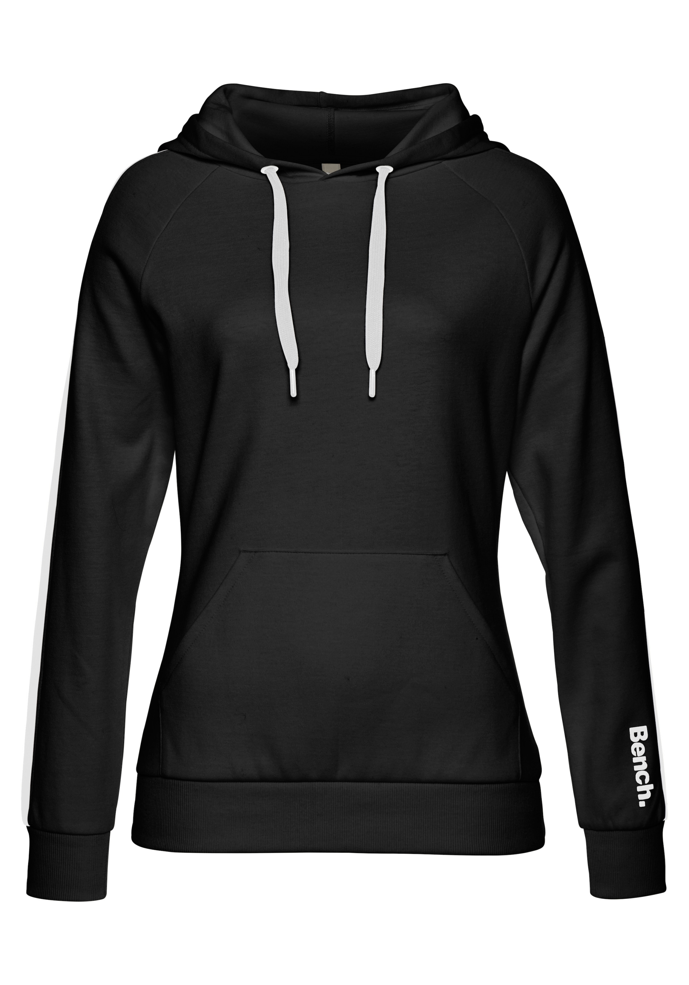 Bench. Loungewear Kapuzensweatshirt, mit Seitenstreifen und Kängurutasche, Loungeanzug, Hoodie