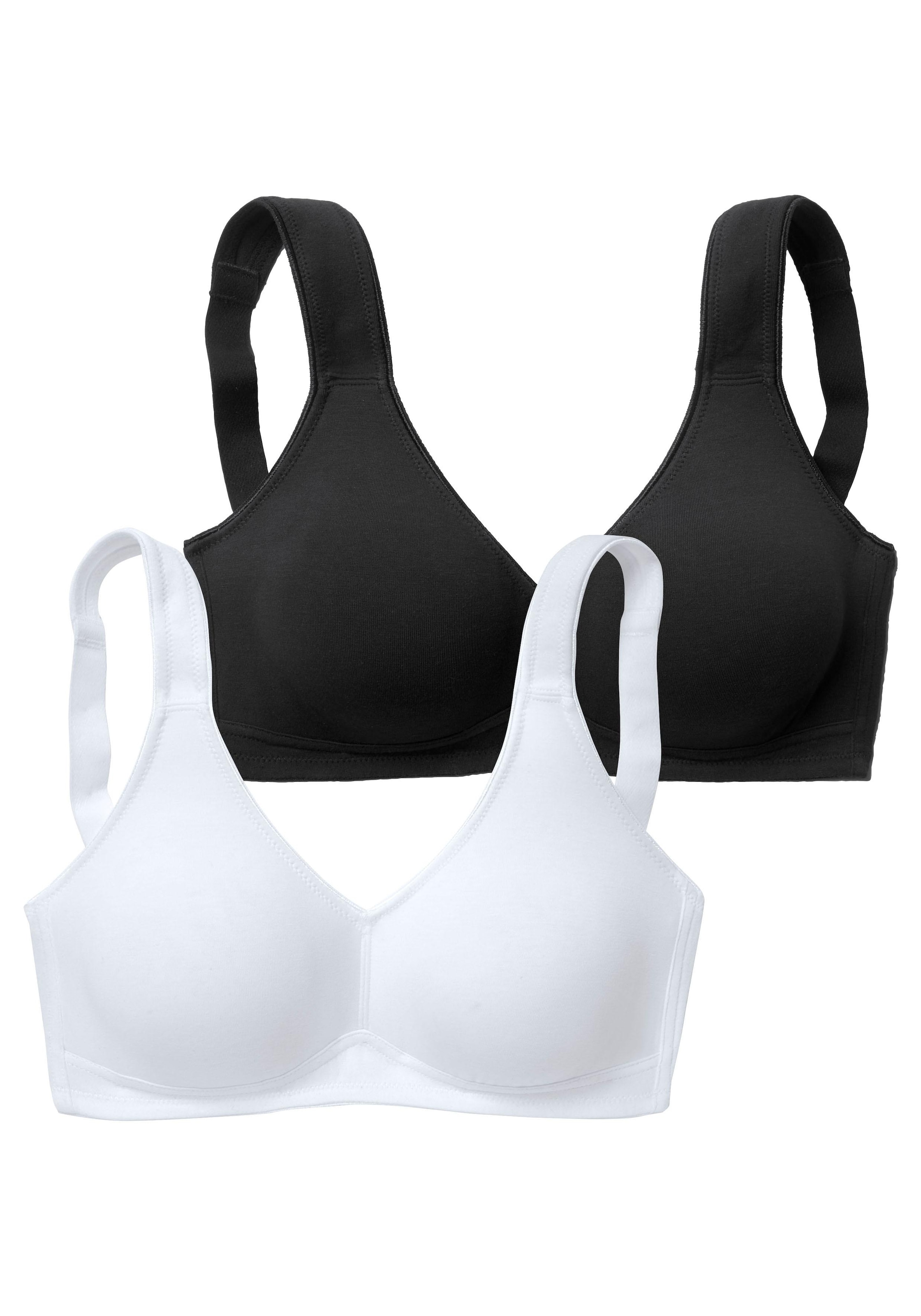 Soutien-gorge sans armatures avec bordure en dentelle Petite Fleur (2 pièces)