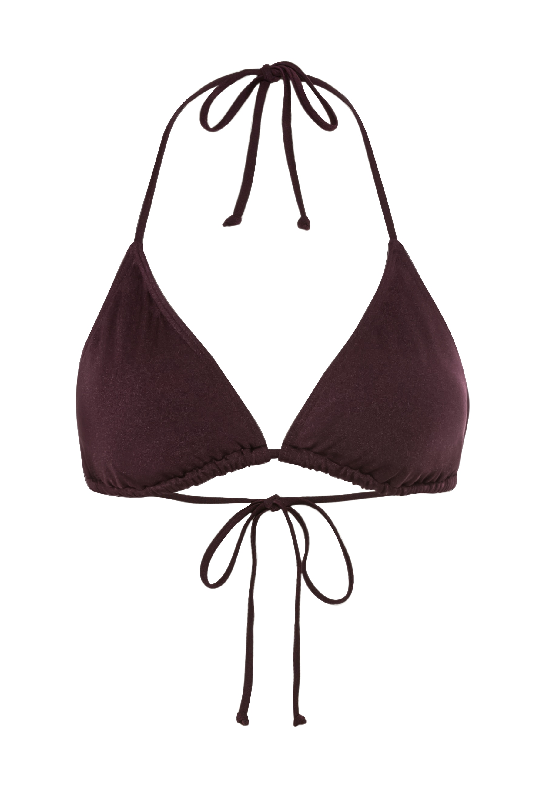 LSCN by LASCANA Triangel-Bikini-Top »Nele«, mit glänzender Beschichtung