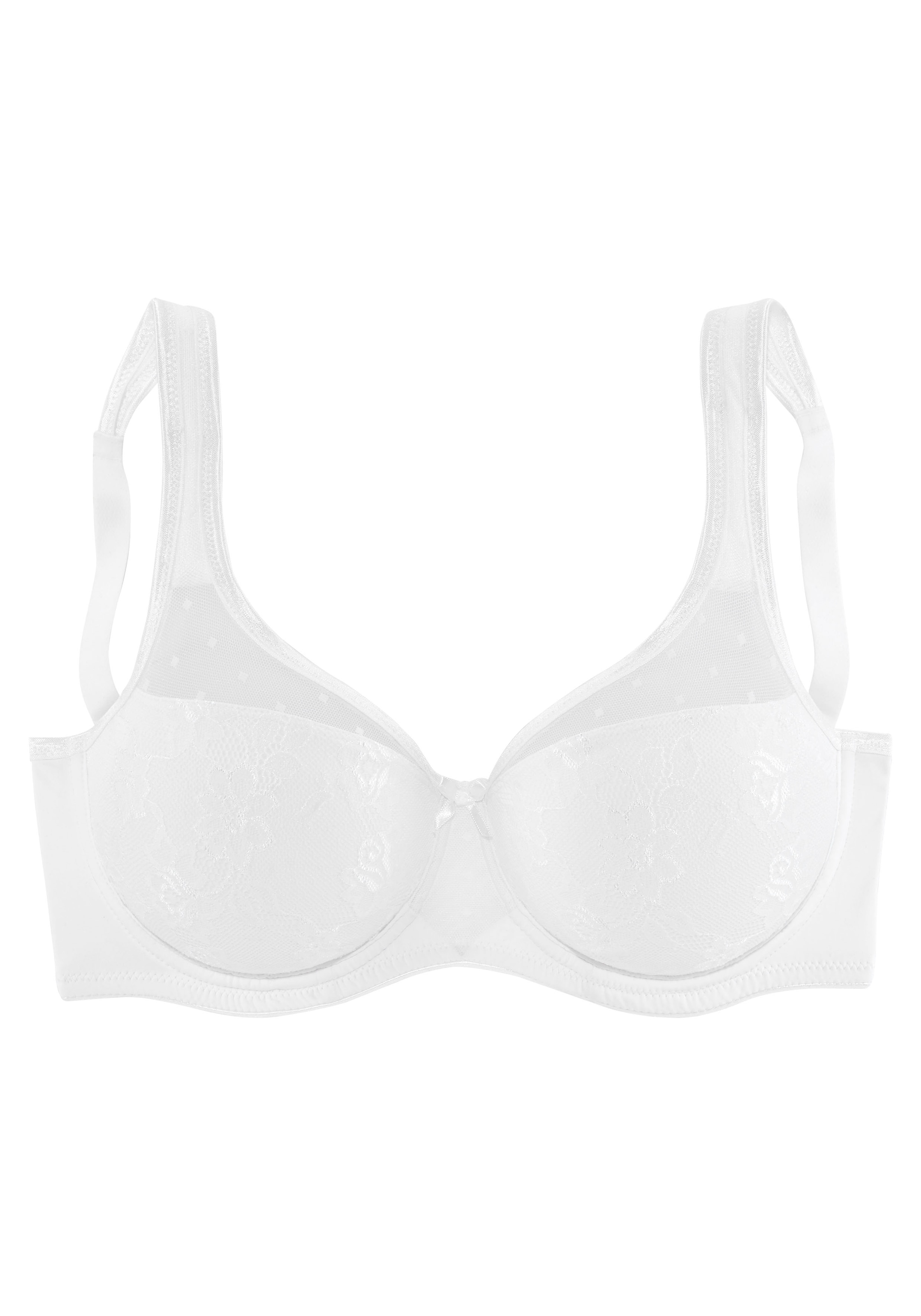 Soutien-gorge minimiseur à armatures Nuance doublé de dentelle jacquard