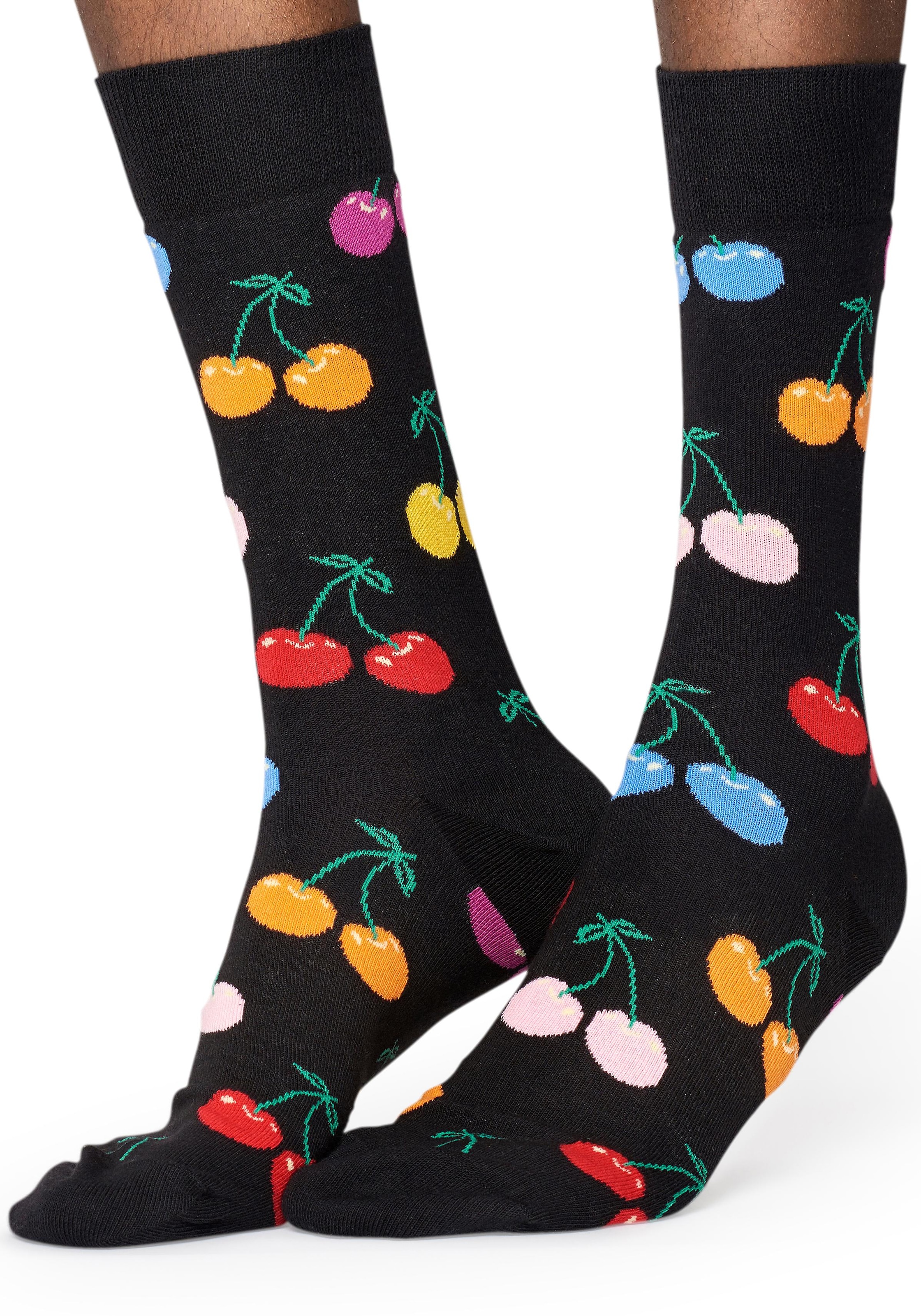 Image of Happy Socks Socken »Cherry«, mit buntem Kirschenmuster