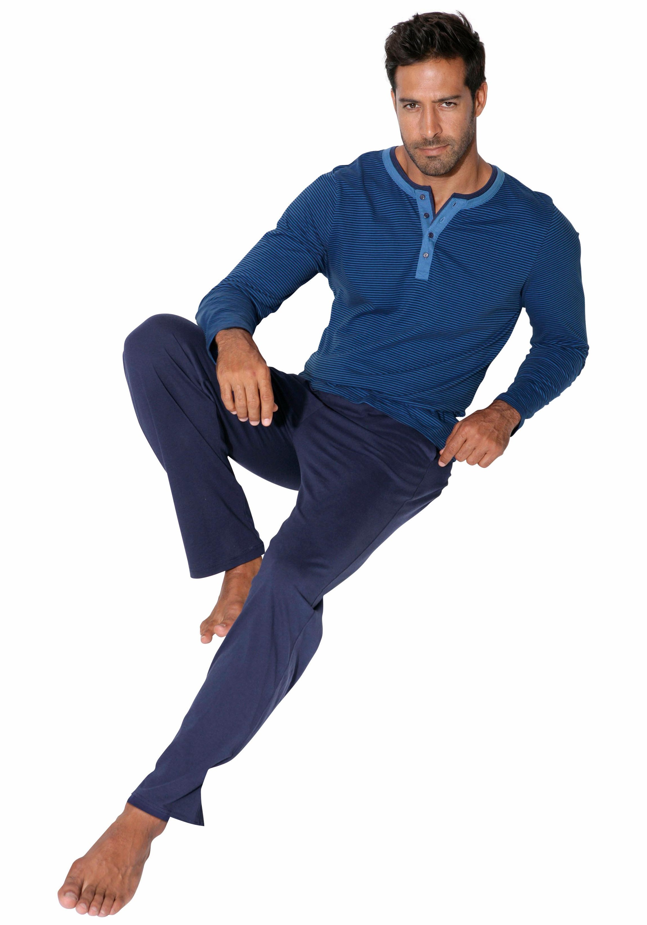 Image of AUTHENTIC LE JOGGER Pyjama, (2 tlg.), in langer Form