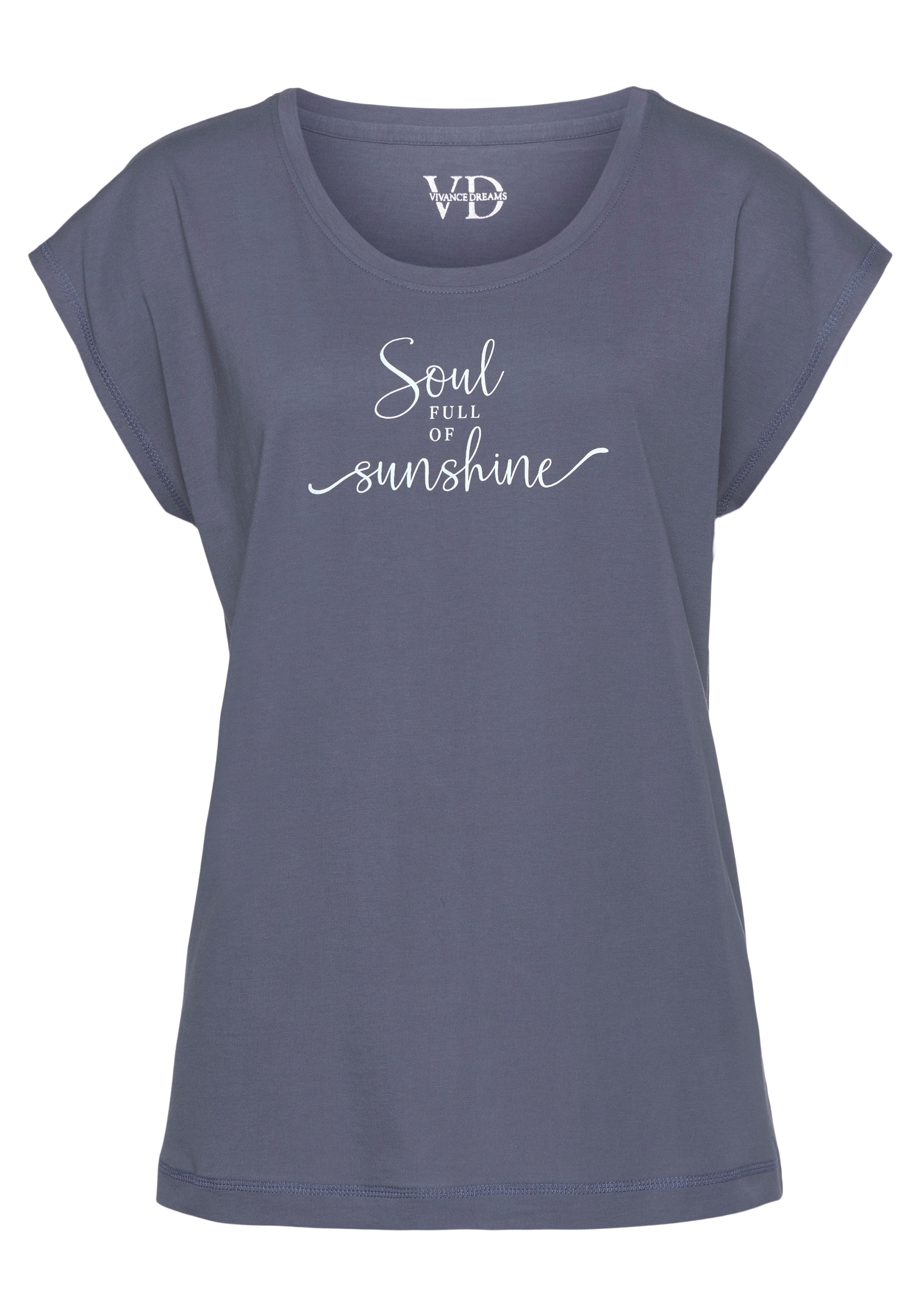 Vivance Dreams online mit Lingerie T-Shirt, Bademode, | » LASCANA Sommer-Statementdruck Unterwäsche kaufen 