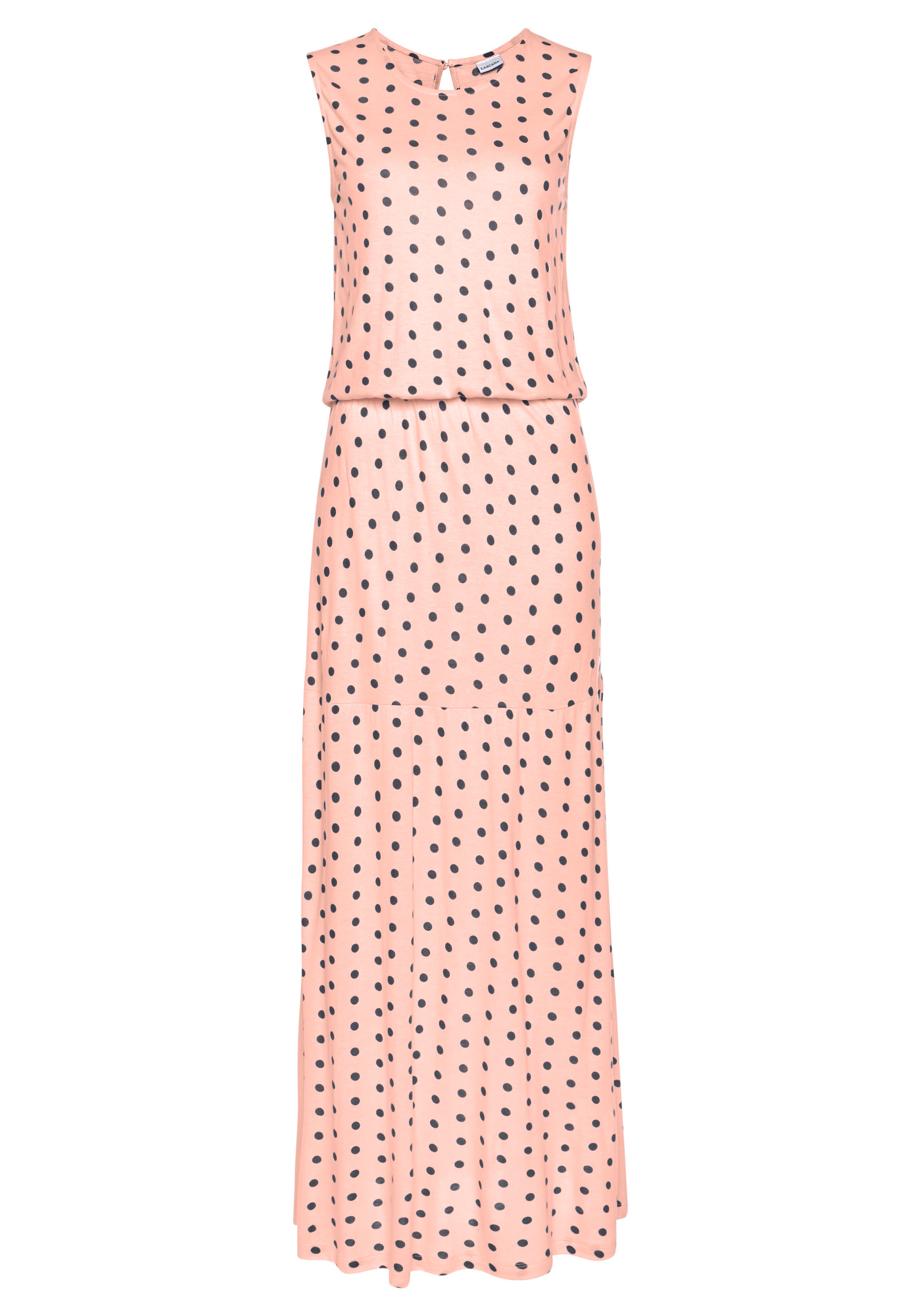 LASCANA Maxikleid, mit Pünktchendruck