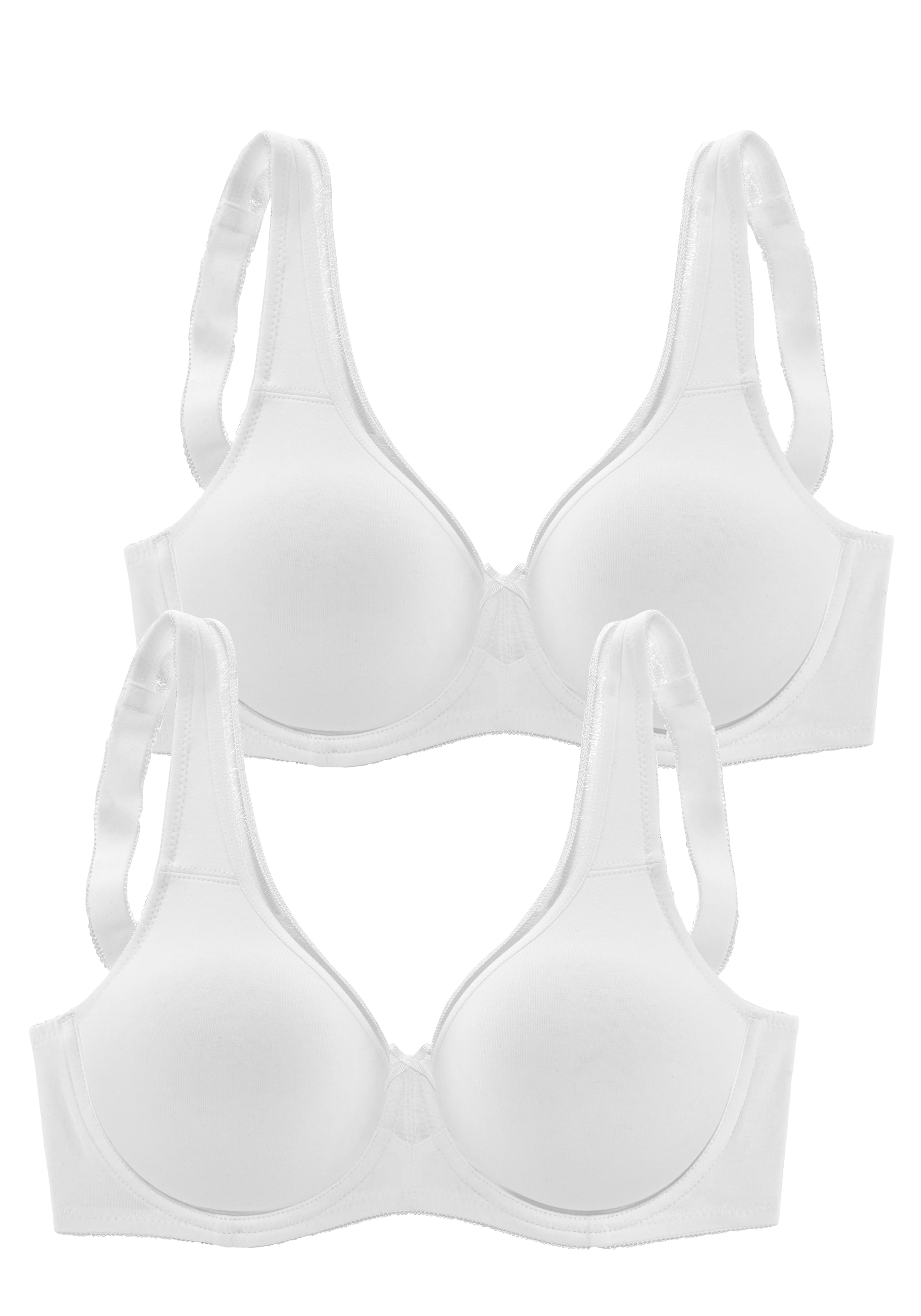 Soutien-gorge Petite Fleur réducteur, avec armatures en coton (2 pièces)