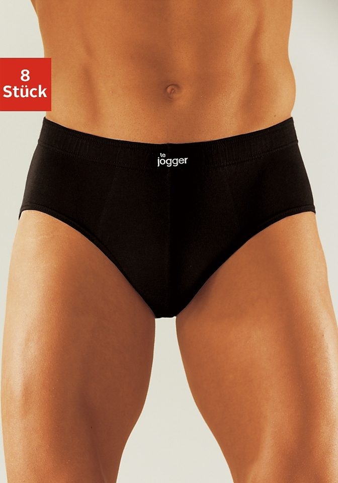 Image of le jogger® Slip, (8 St.), aus angenehm weicher Baumwoll-Qualität