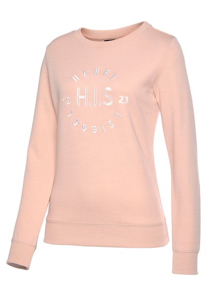 H.I.S Sweatshirt, mit grosser Logo Stickerei, Loungeanzug