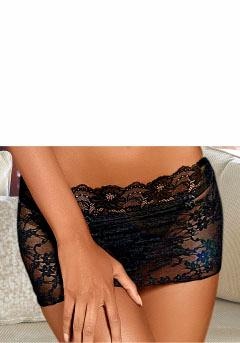 ft Micro günstig Kaufen-LASCANA Stringrock, aus leicht transparenter, elastischer Spitze. LASCANA Stringrock, aus leicht transparenter, elastischer Spitze <![CDATA[Elastische Spitze in sexy Formen! Ganz aus elastischer Spitze. Mit eingearbeitetem String aus softer Microtouch- Wa