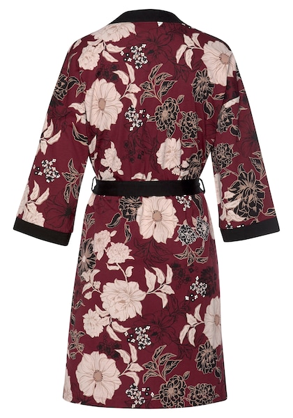 s.Oliver RED LABEL Bodywear : kimono avec passepoil contrastant