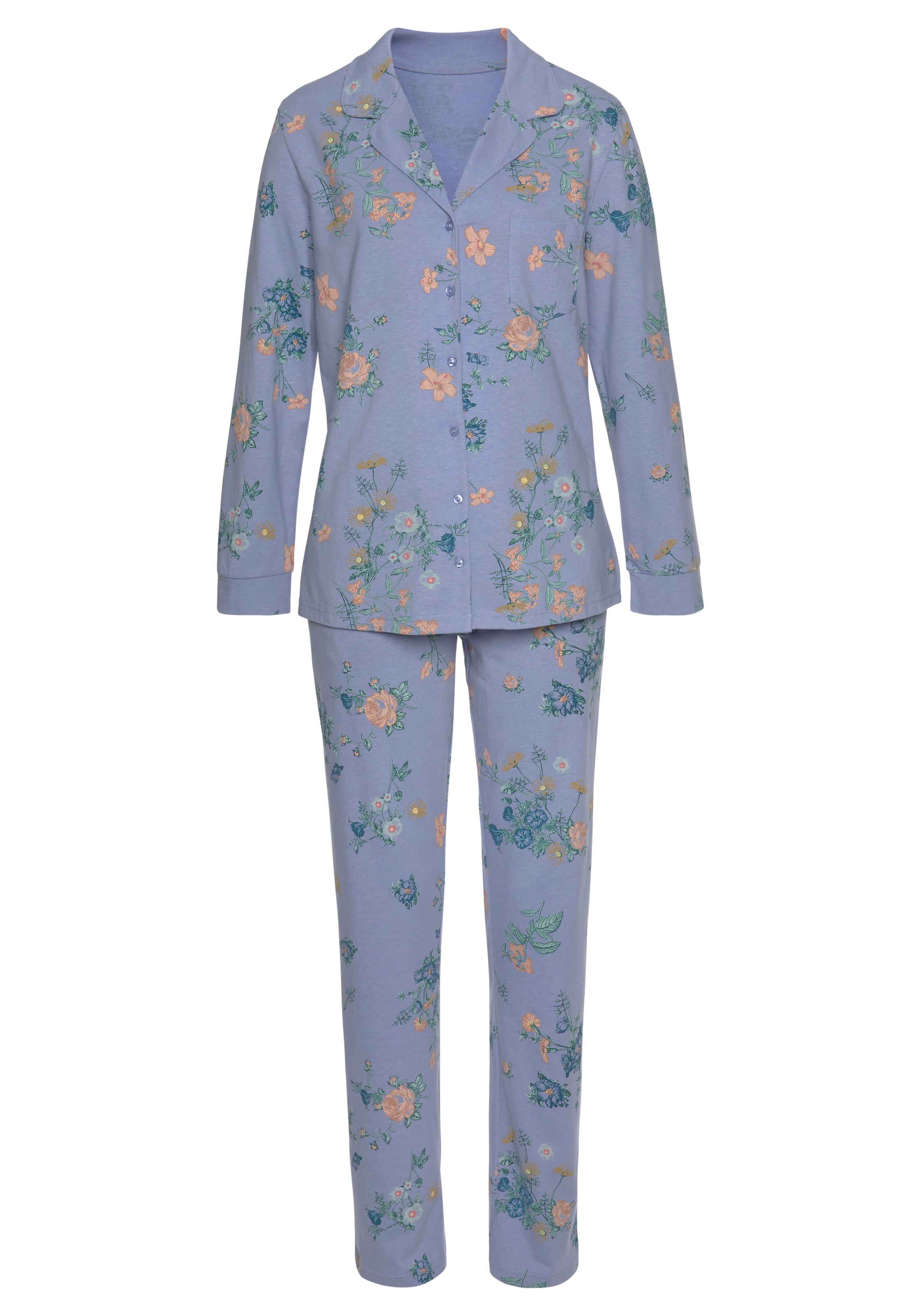 Lingerie Pyjama, kaufen | Print 1 » Unterwäsche mit Vivance Blumen (2 tlg., Dreams LASCANA online Stück), Bademode, &