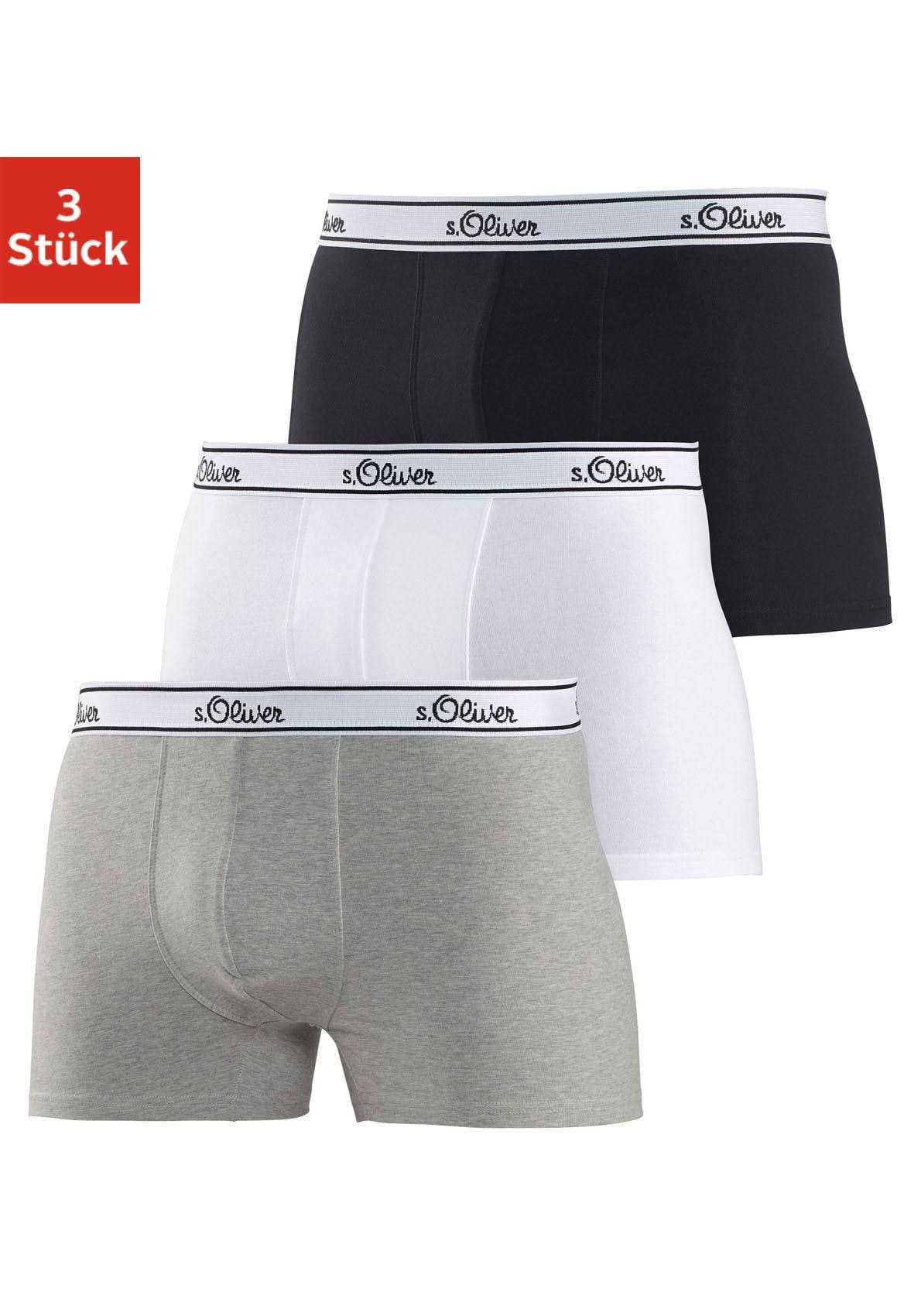 Image of s.Oliver Boxer, (Packung), mit weissem Webbund