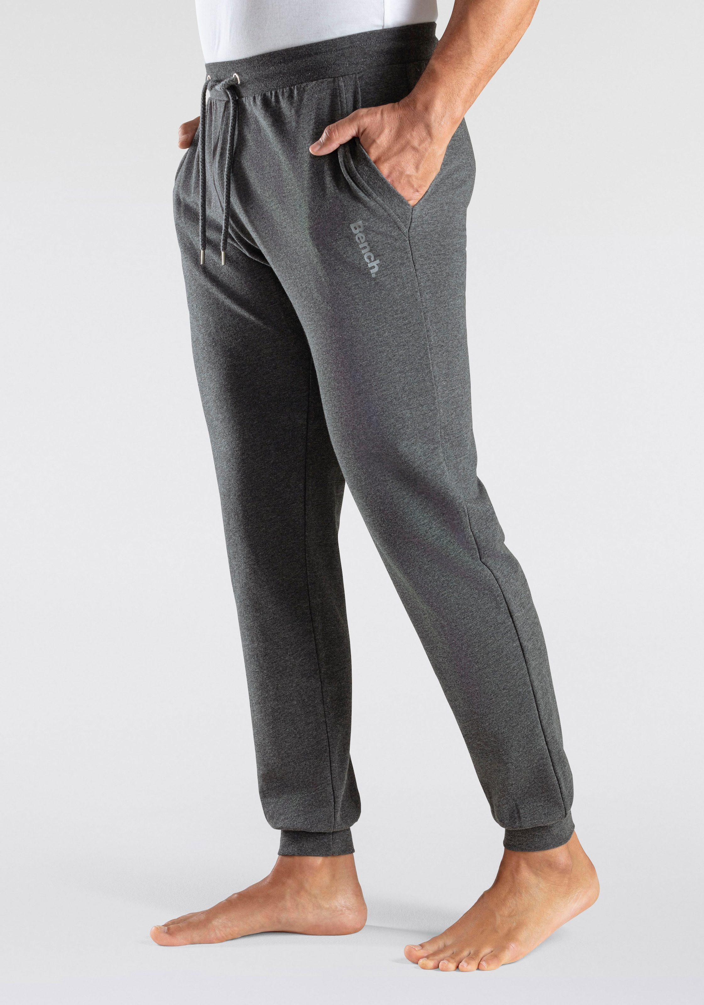 Bench. Loungewear Sweathose, Jogginghose mit Kordel, aus Baumwoll-Mix