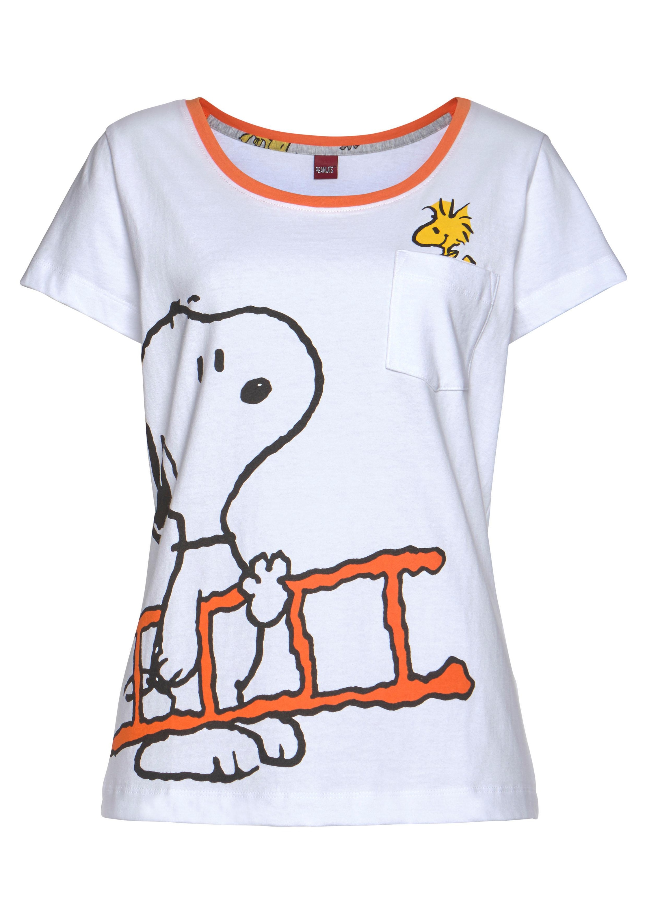 Peanuts Pyjama, (2 tlg., 1 mit la balnéaire, des Stück), Snoopy » Woodstock sous-vêtements des Druck LASCANA ligne und | et Acheter de lingerie mode en