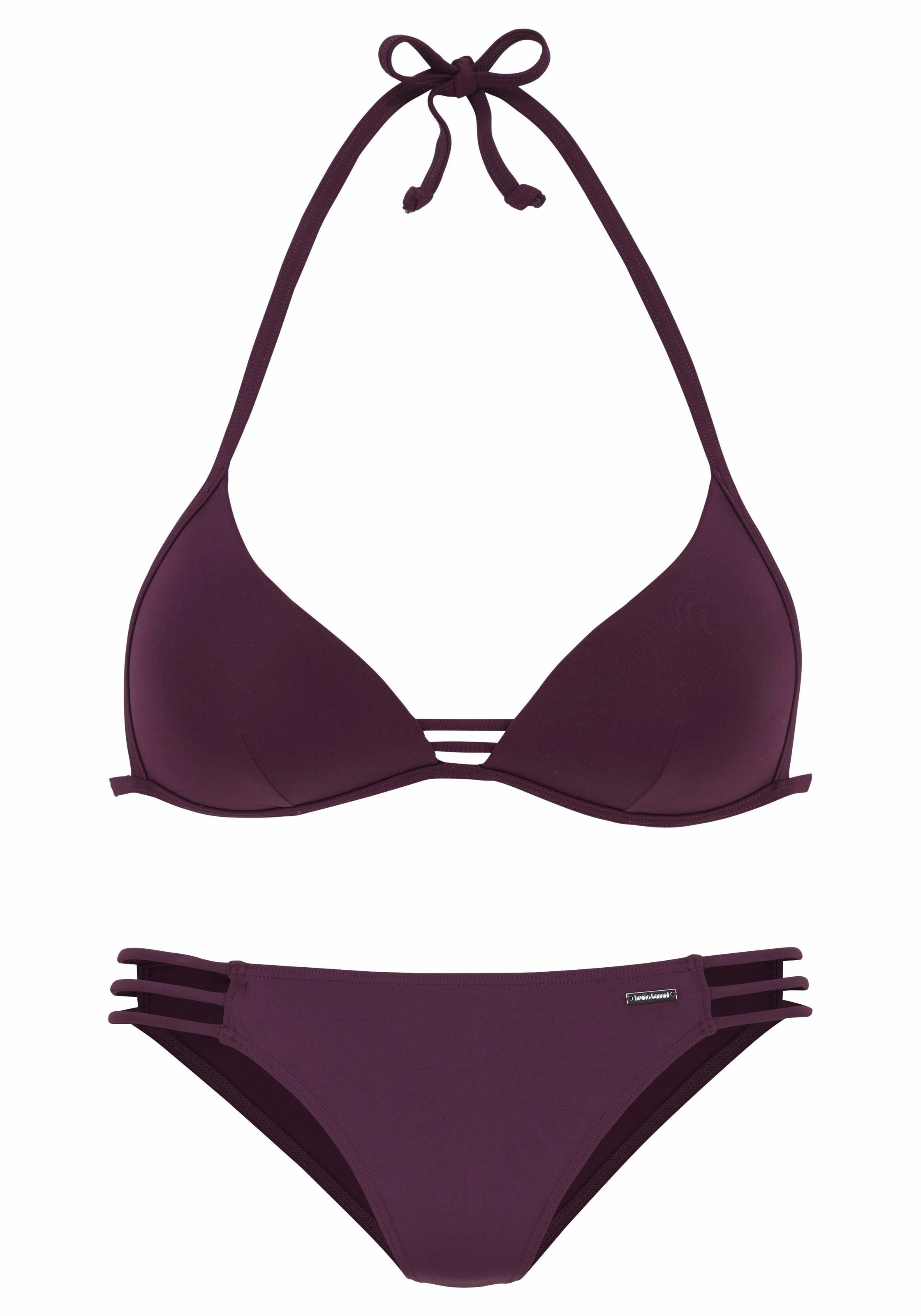 Bruno Banani Triangel-Bikini, mit Zierbändern