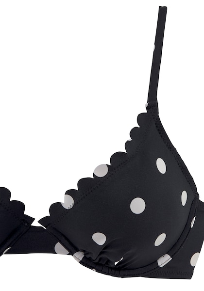 LASCANA Bügel-Bikini-Top »Jada«, mit leichter Wattierung und Muschelkante