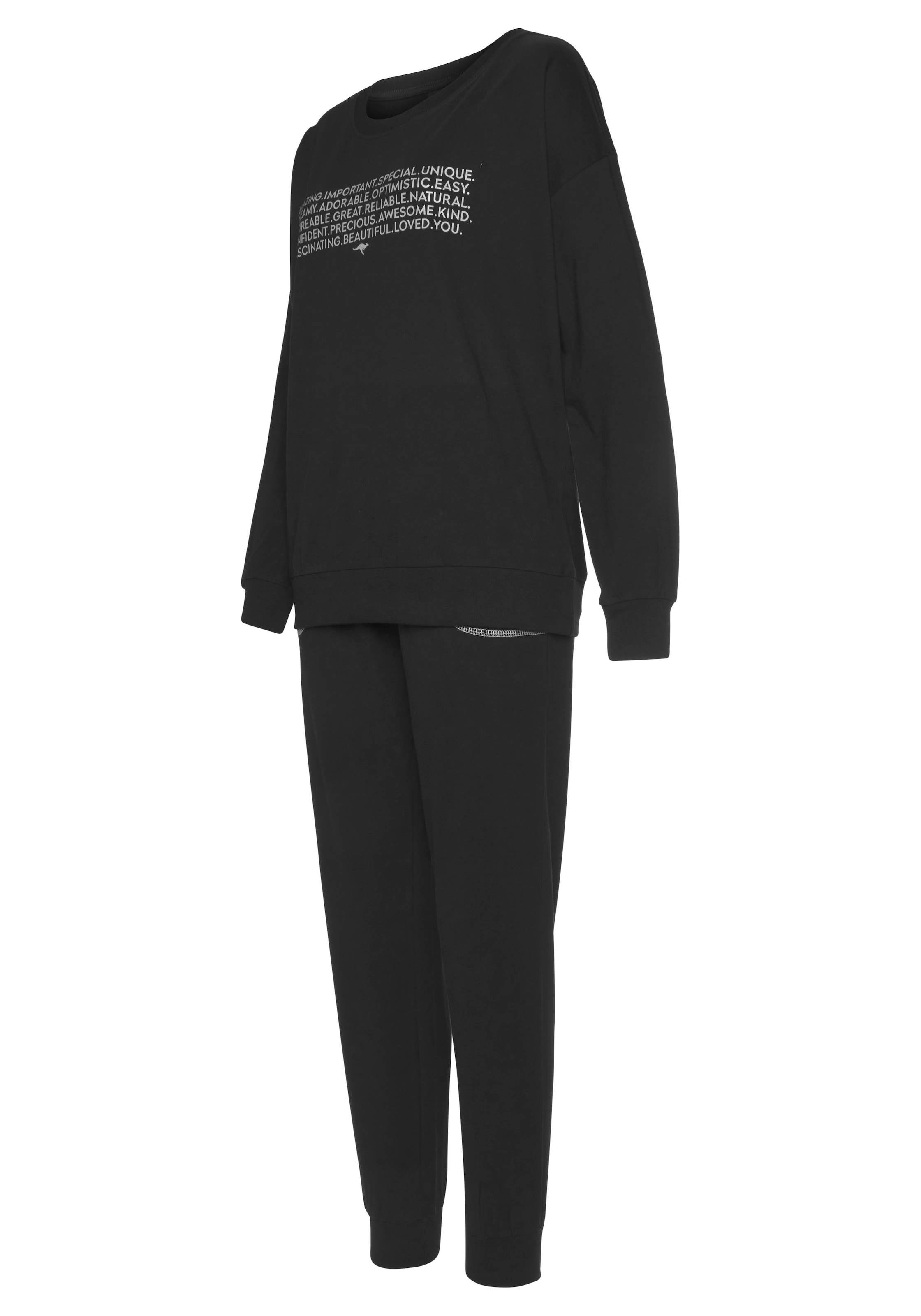 KangaROOS Pyjama, (2 tlg., Unterwäsche LASCANA Slogan-Frontdruck Stück), kaufen Bademode, 1 | » online & mit Lingerie