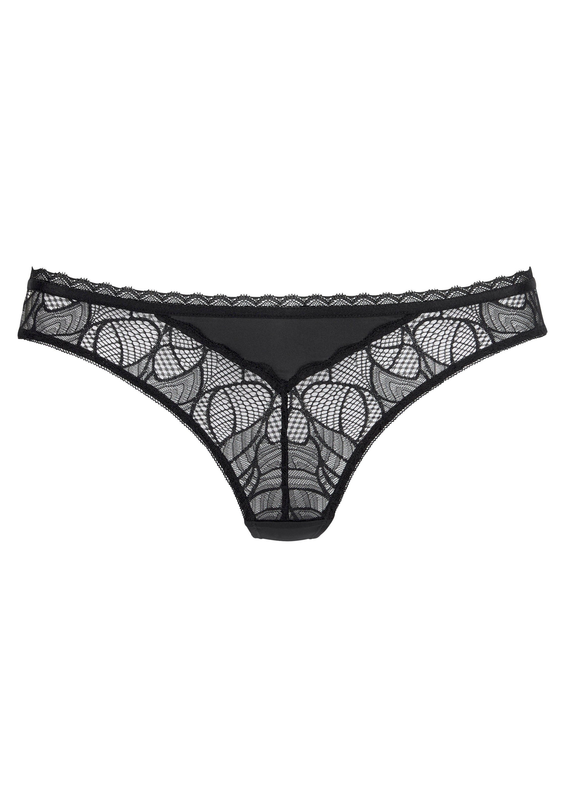 LASCANA Stringpanty, aus dezent transparenter Spitze