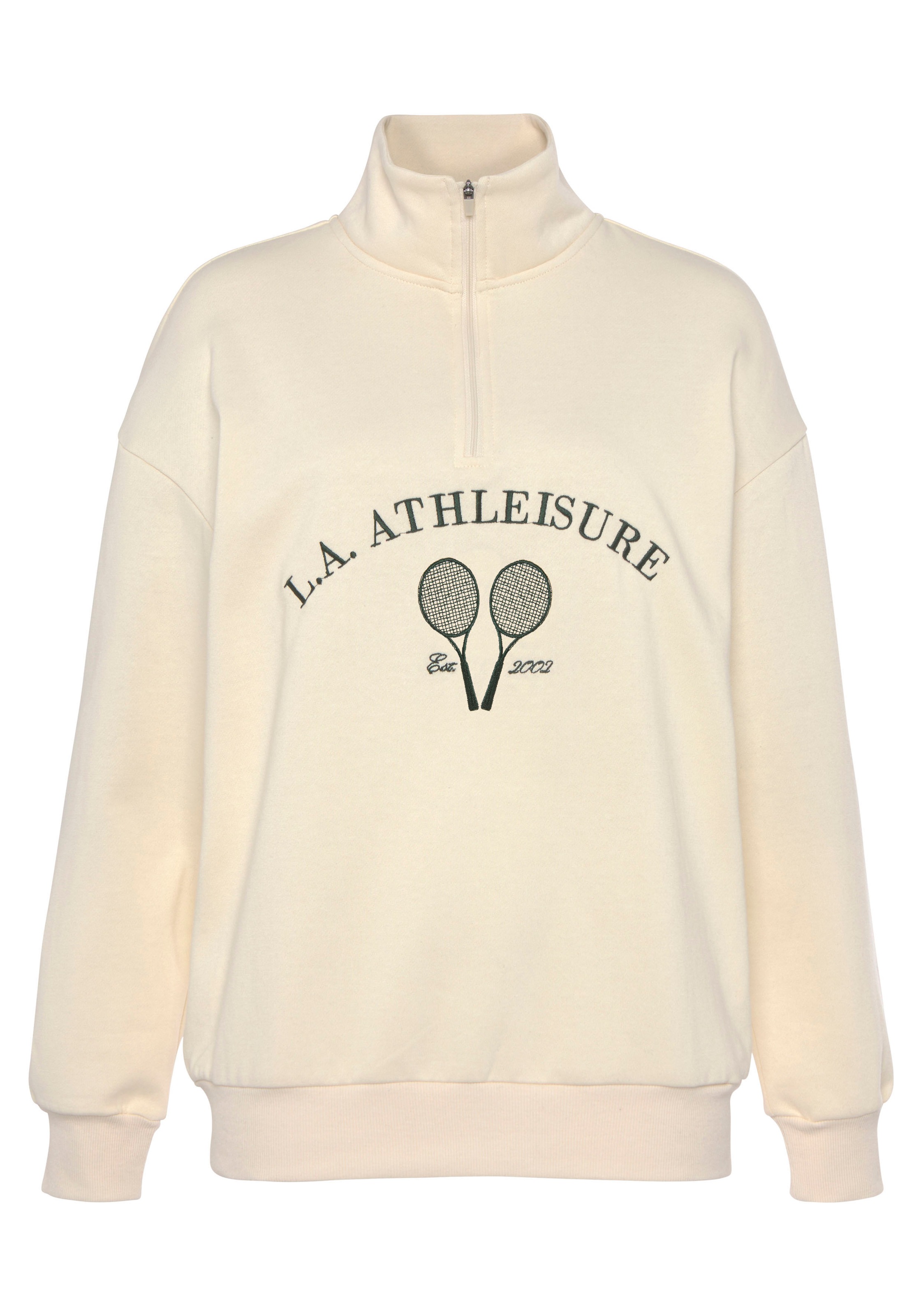 LASCANA ACTIVE Sweatshirt Unterwäsche Lingerie Reissverschluss »Tennis«, und Bademode, Stehkragen LASCANA mit kaufen & | online »